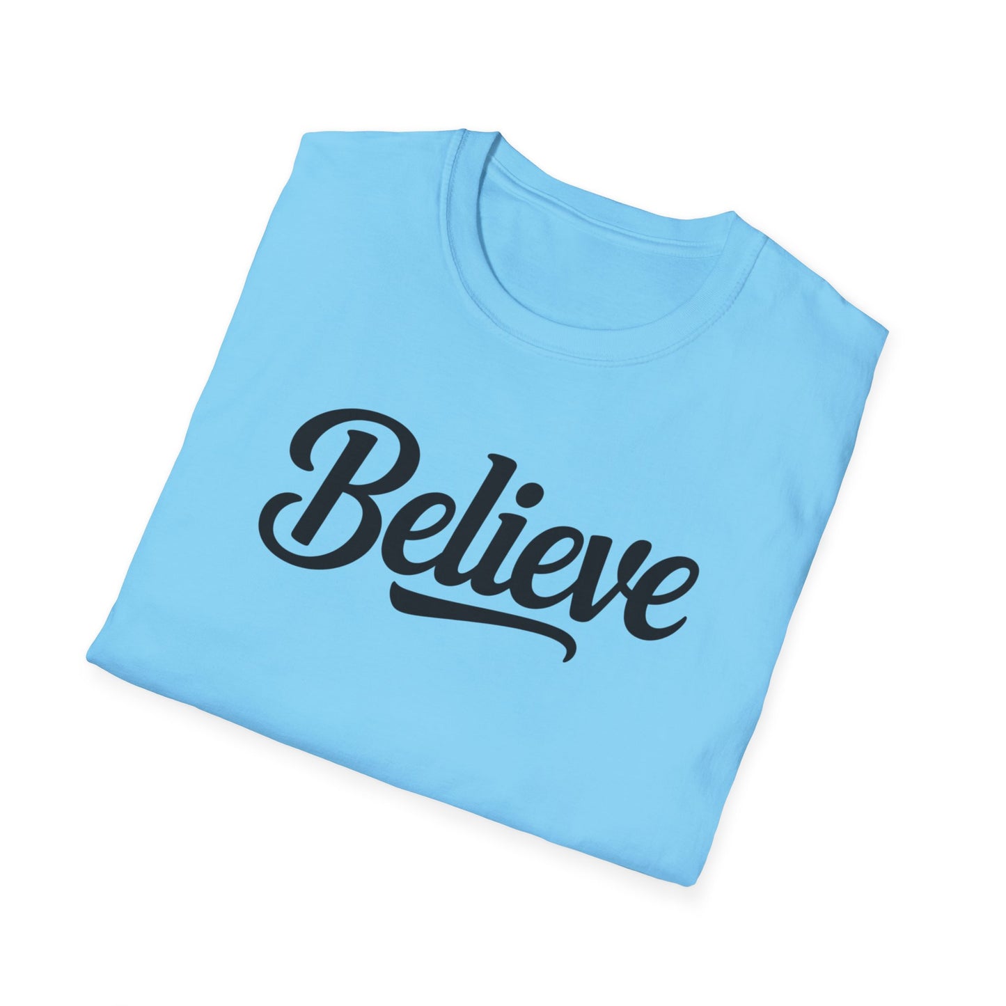Believe T-Shirt – Inspirational Faith Shirt, Christian Motivational Tee, Positive Encouragement Apparel
