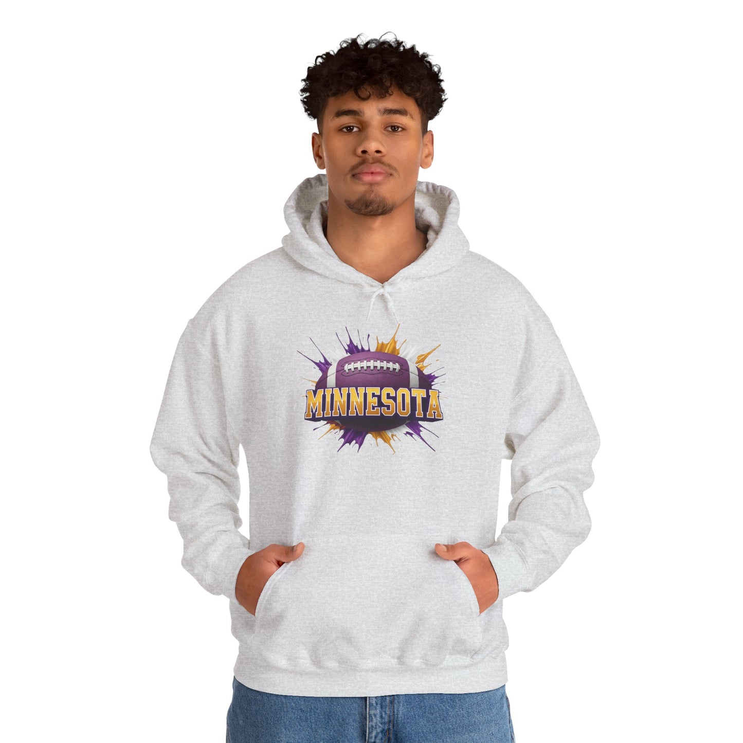 Minnesota Football Hoodie, Minnesota Team Hoodie, Football Gift for Minnesota Fans, Game Day Sports Fan Apparel, Football Fan Gift
