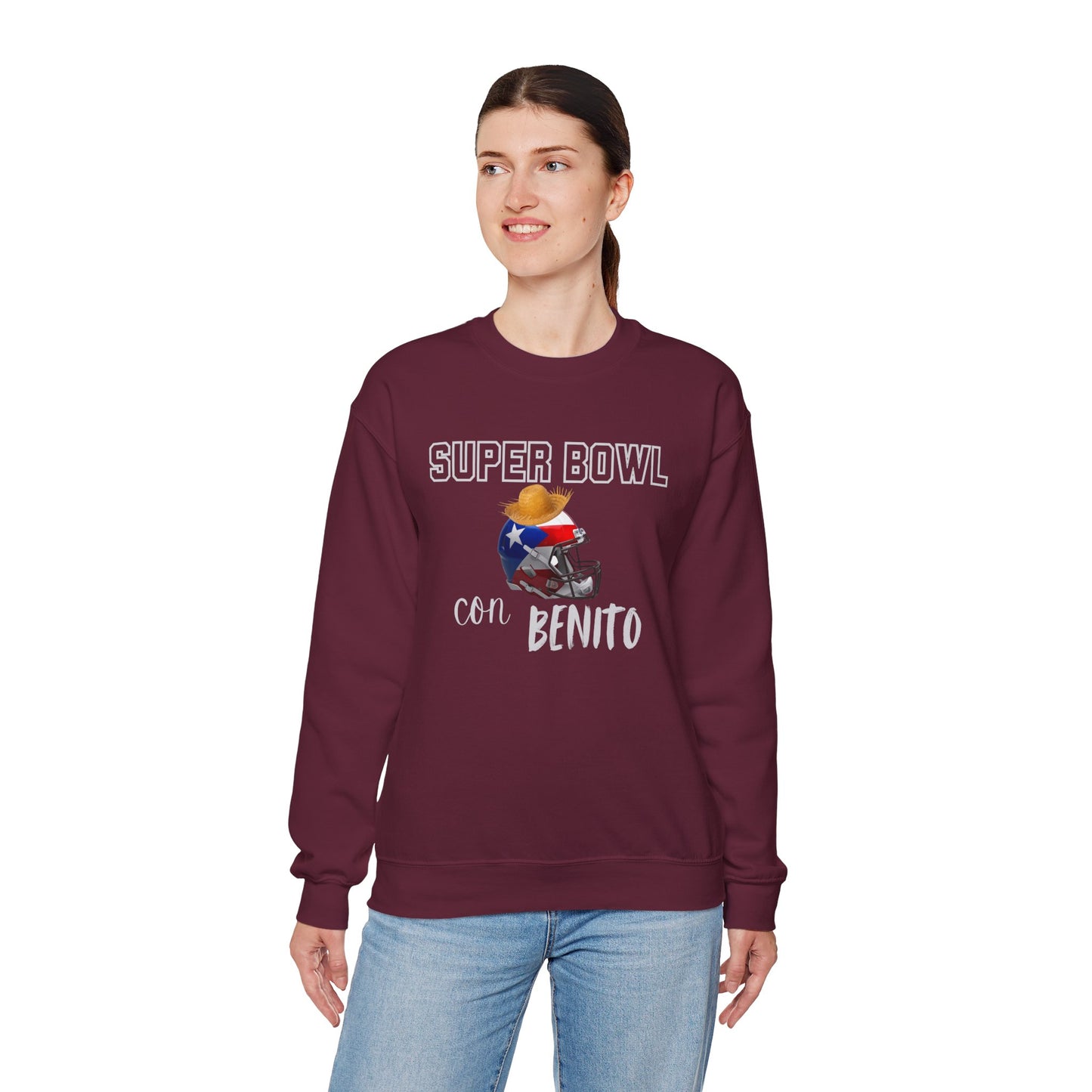 Benito Bowl Halftime 2026 Sweatshirt, Benito Bowl Shirt, Football Fan Gift, Puerto Rico Heritage Sweatshirt, Boriqua Pride Gift