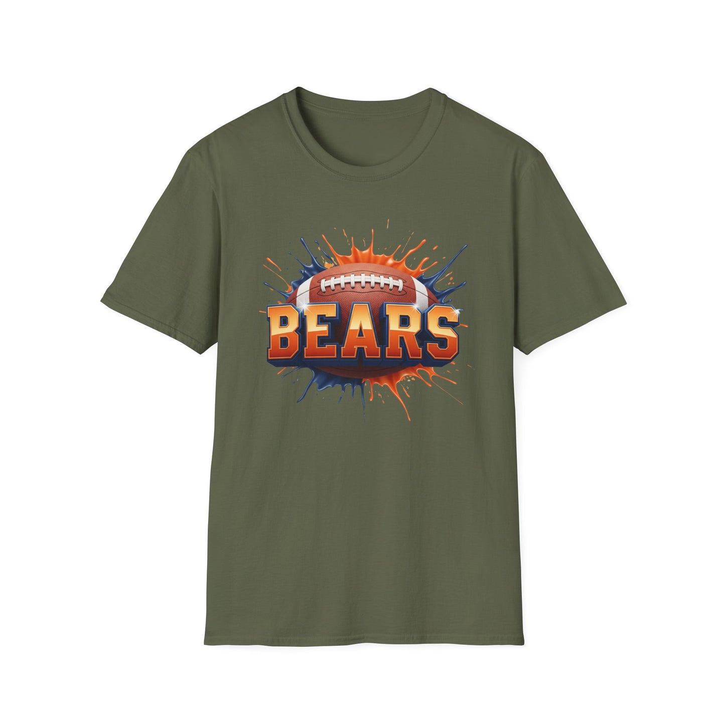 Chicago Football Unisex T-Shirt, Chicago Team Tee, Football Gift for Chicago Fans, Game Day Shirt, Sports Fan Apparel, Football Tee