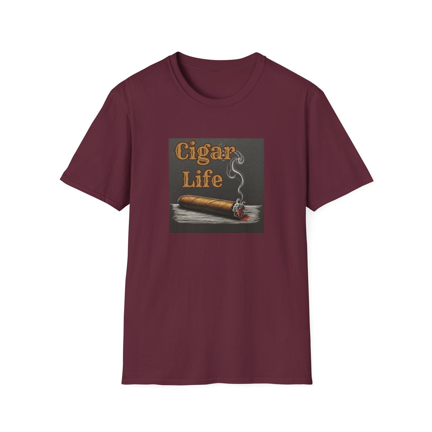 Cigar Life Unisex T-Shirt, BBQ Pool Party Shirt, Fathers Day Gift, Relaxation Leisure, Cigar lover Gift, Grandpa Gift