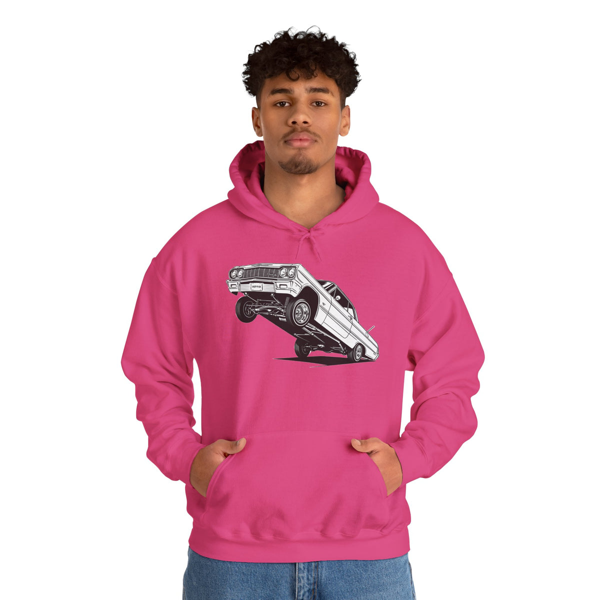 Classic Car Hoodie, Lowrider Car Hoodie, Vintage Auto Hoodie, Car Enthusiast Sweatshirt, Unisex Automotive Hoodie
