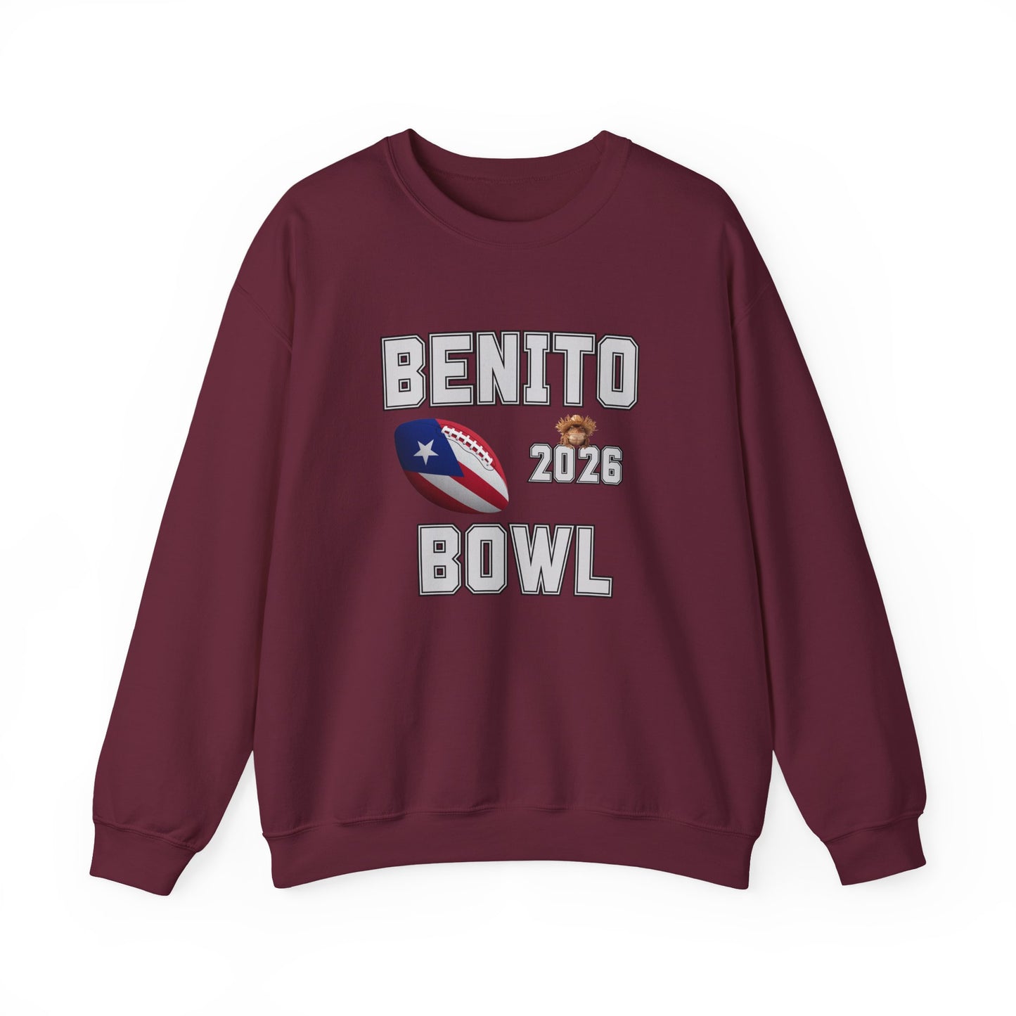 Benito Bowl Halftime 2026 Sweatshirt, Benito Bowl Shirt, Football Fan Gift, Puerto Rico Heritage Sweatshirt, Boriqua Pride Gift