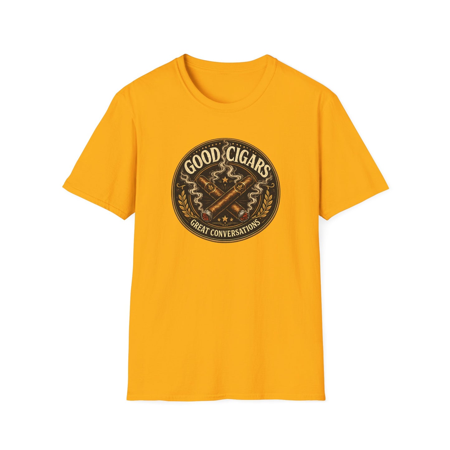 Good Cigars Great Conversations T-Shirt – Cigar Aficionado Graphic Tee