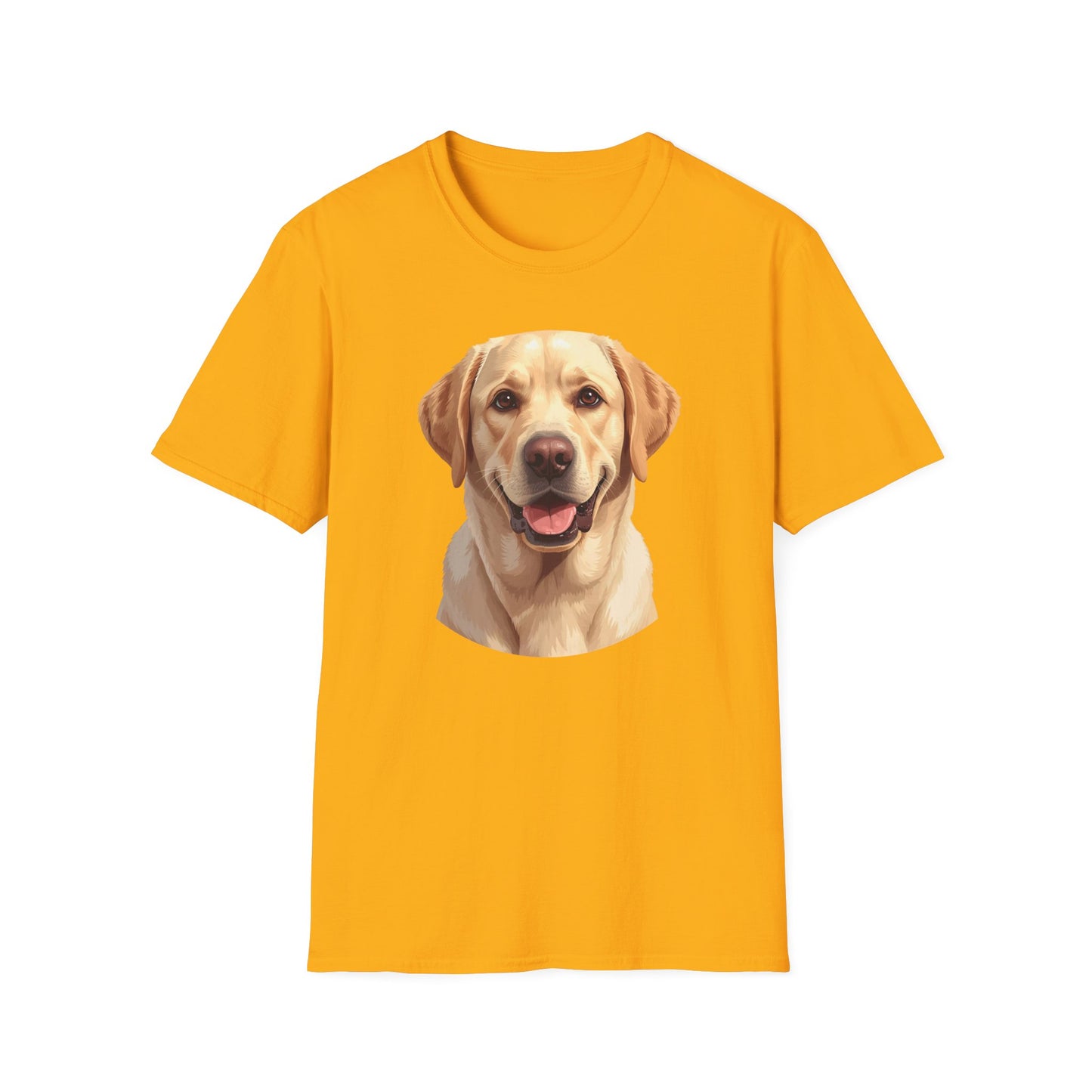Labrador Retriever Dog Portrait Shirt – Lab Dog Lover Gift, Cute Dog Mom Tee, Dog Dad Shirt, Pet Breed Apparel
