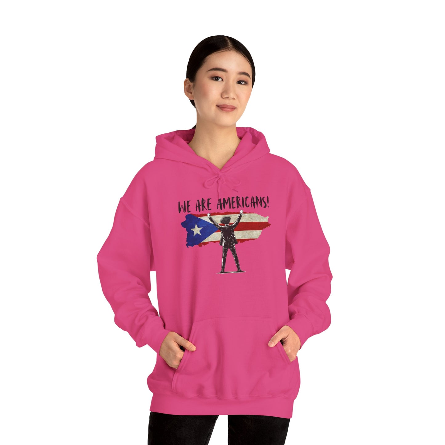 Benito We are Americans Hoodie, Benito Bowl, Football Fan Gift, Puerto Rico Boricua Heritage Culture Pride Hoodie