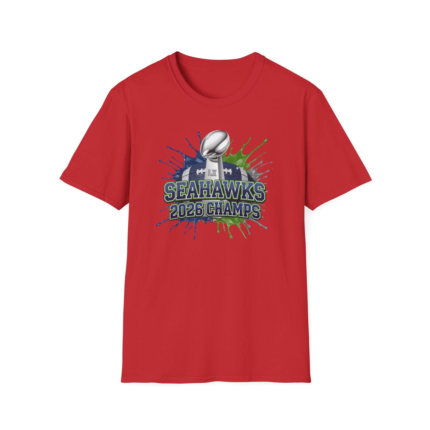 Seahawks 2026 Champions T-shirt – Seahawks Football Fan Tee, 2026 football Champs, Football Gift Shirt, Victory Tee