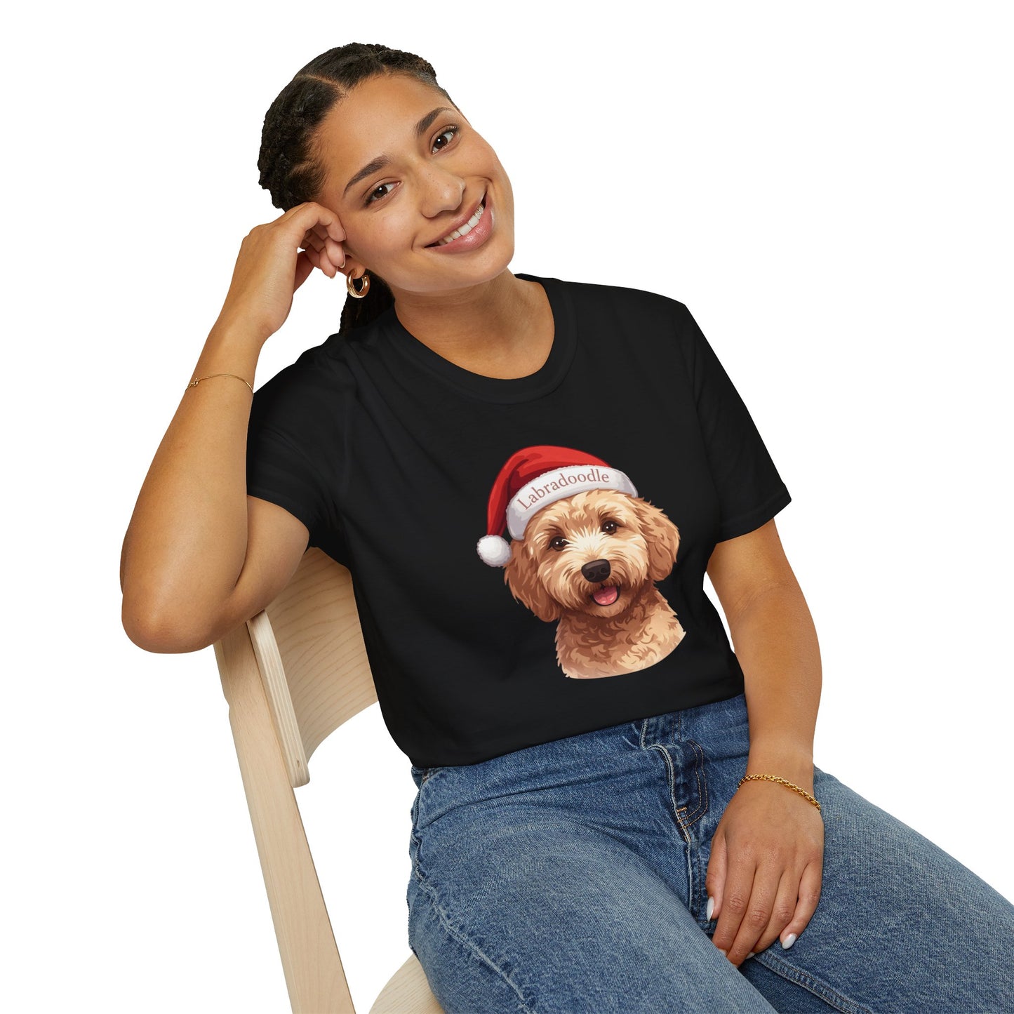Labradoodle Dog Portrait Shirt – Labradoodle Dog Lover Gift, Cute Dog Mom Tee, Dog Dad Shirt, Pet Breed Apparel