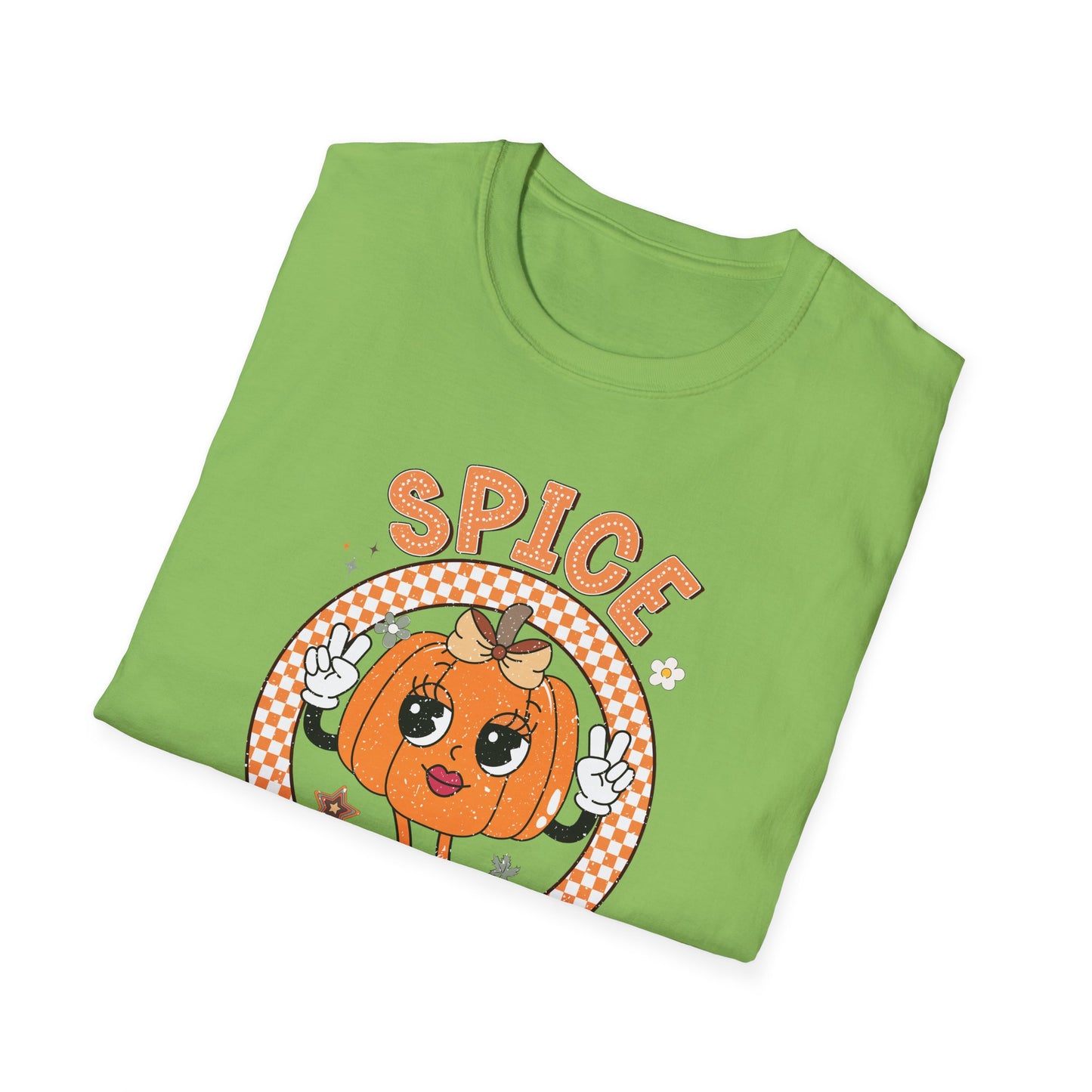 Spice Girl Pumpkin Fall T-Shirt - Cute Women's Autumn Tee, Thanksgiving Shirt, Lady Pumpkin Spice Girl Tee, Cozy Fall Tee for Her