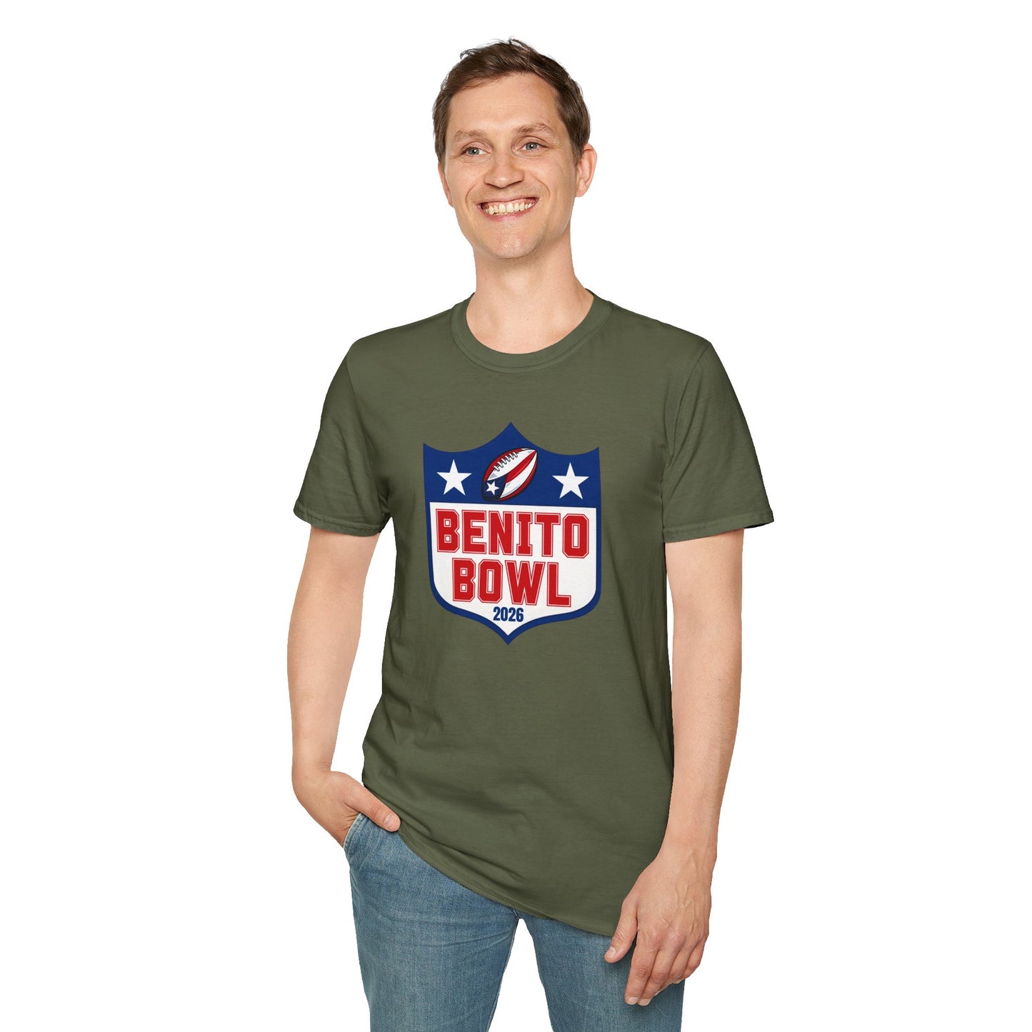 Benito Bowl 2026 Football T-shirt, Benito Bowl Shirt, Football Fan Gift, Puerto Rico Boricua Heritage Culture Pride Tee