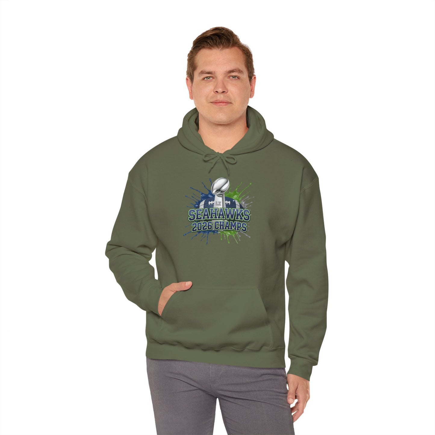 Seahawks 2026 Champions Hoodie – Seahawks Football 12s Fan Hoodie, 2026 football Champs, Football Gift