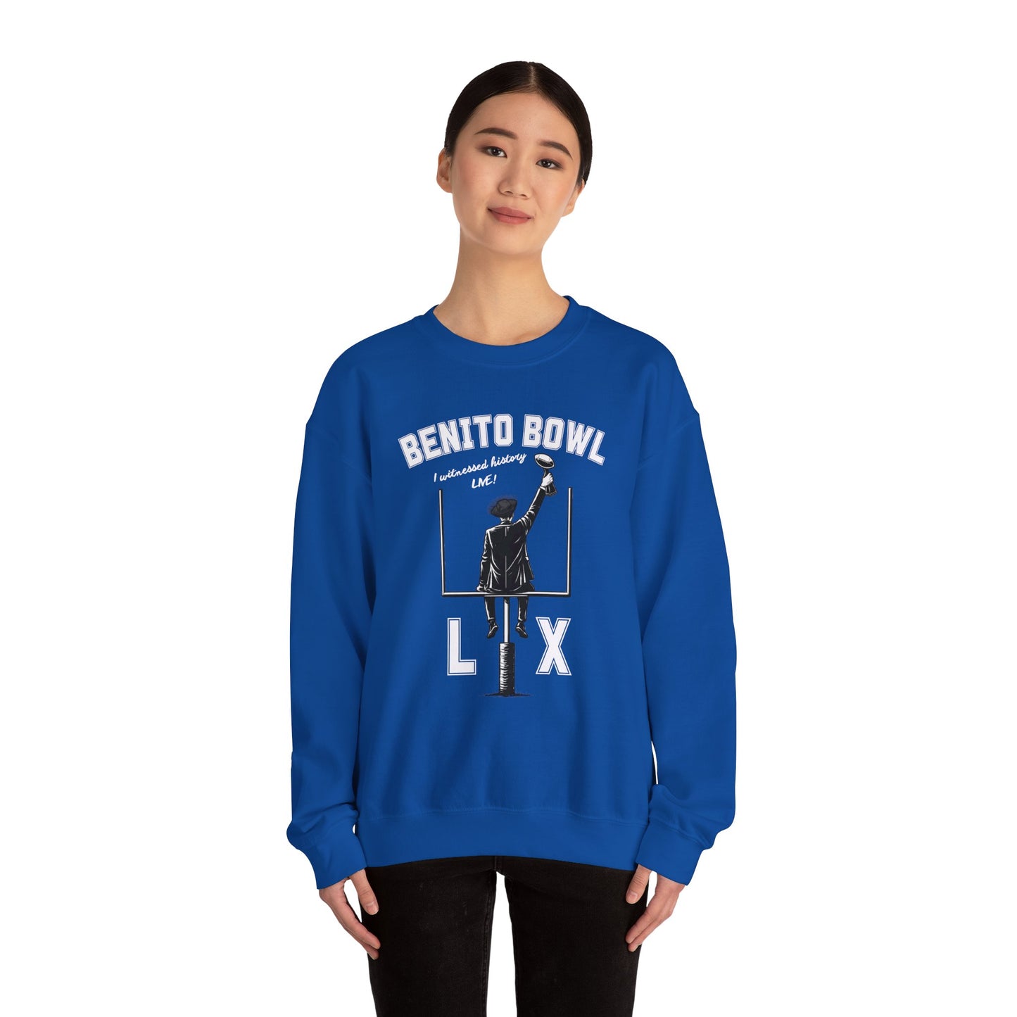 Benito Bowl LX Witnessed History Live Halftime Sweatshirt, Football Fan Gift, Benito Sweatshirt, Puerto Rico Boricua Heritage