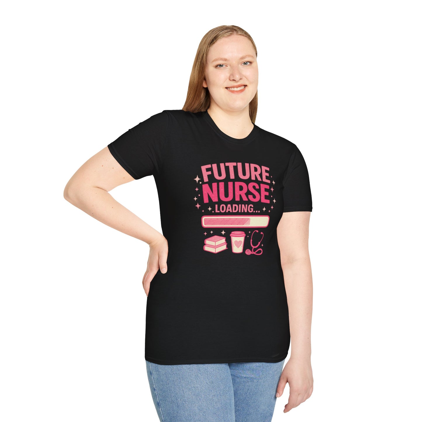 Future Nurse Loading Shirt – Funny Nursing Student T-Shirt, RN School Gift, Nursing School Graduation Tee, Nurse Student Gift Idea