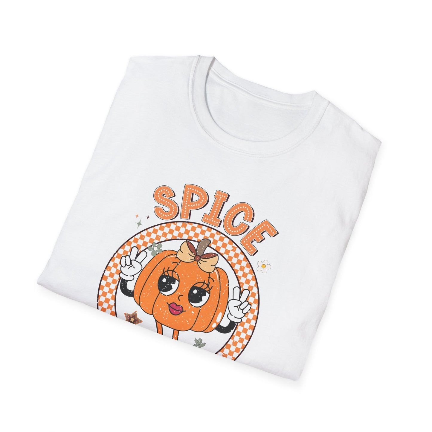 Spice Girl Pumpkin Fall T-Shirt - Cute Women's Autumn Tee, Thanksgiving Shirt, Lady Pumpkin Spice Girl Tee, Cozy Fall Tee for Her