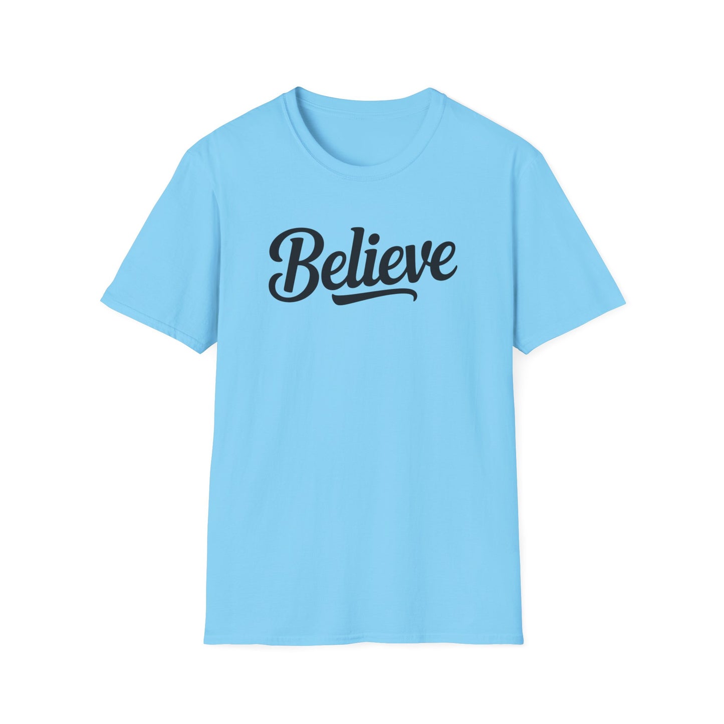 Believe T-Shirt – Inspirational Faith Shirt, Christian Motivational Tee, Positive Encouragement Apparel