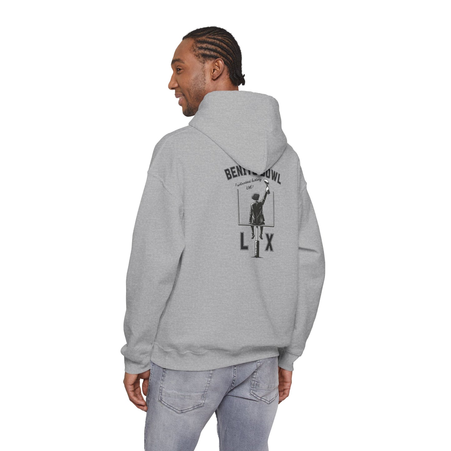 Benito Bowl Witnessed History Live LX Halftime Hoodie, Football Fan Gift, Benito Hoodie, Puerto Rico Boricua Heritage
