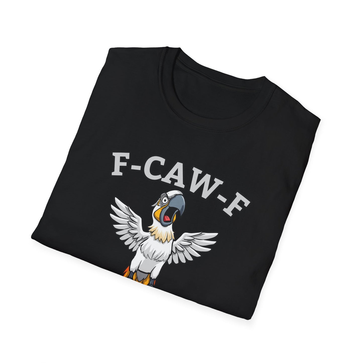 Funny F-CAW-F Macaw Parrot T-Shirt, Parrot Lover Shirt, Macaw Tee, Humorous Top, Macaw Parrot Apparel, Gift for him, Gift for her