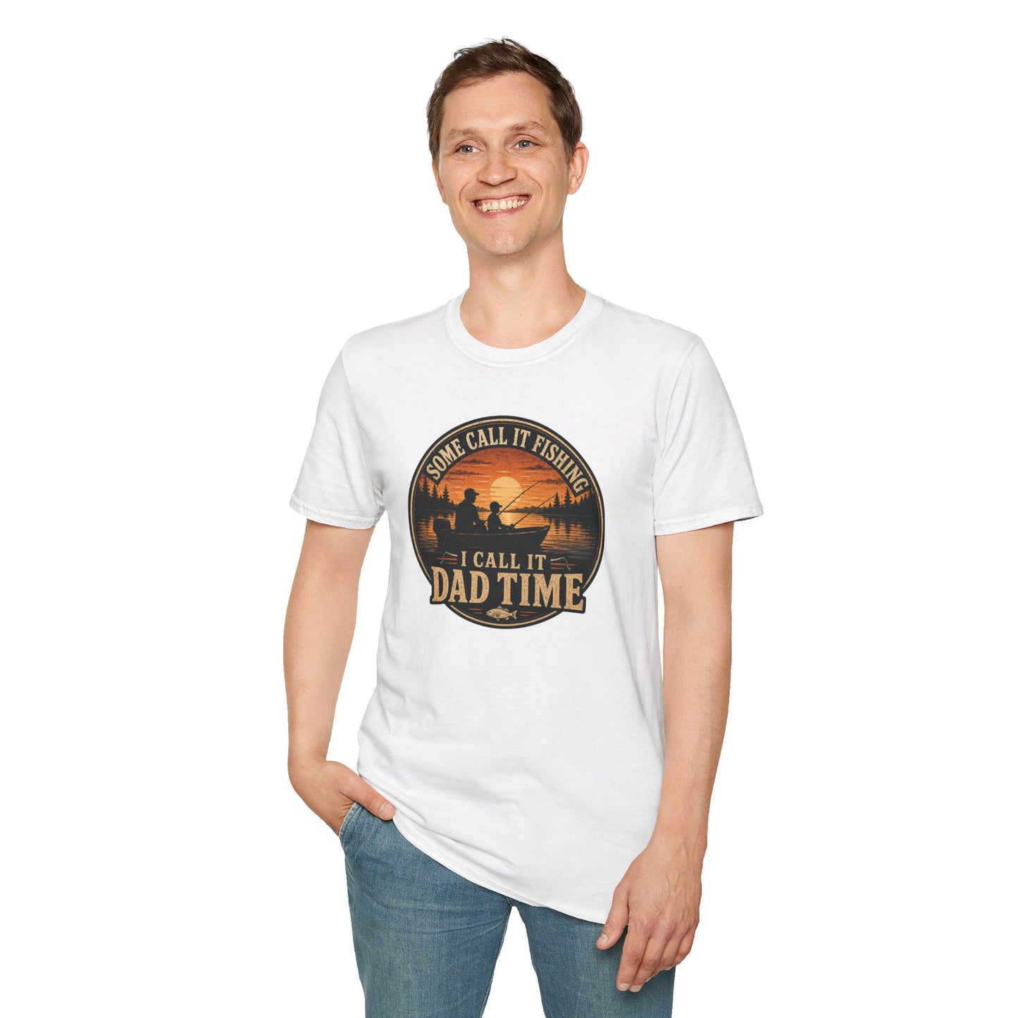 Fishing Dad Shirt, Some Call It Fishing I Call It Dad Time Tee, Fathers Day Fishing T-Shirt, Fisherman Gift for Dad