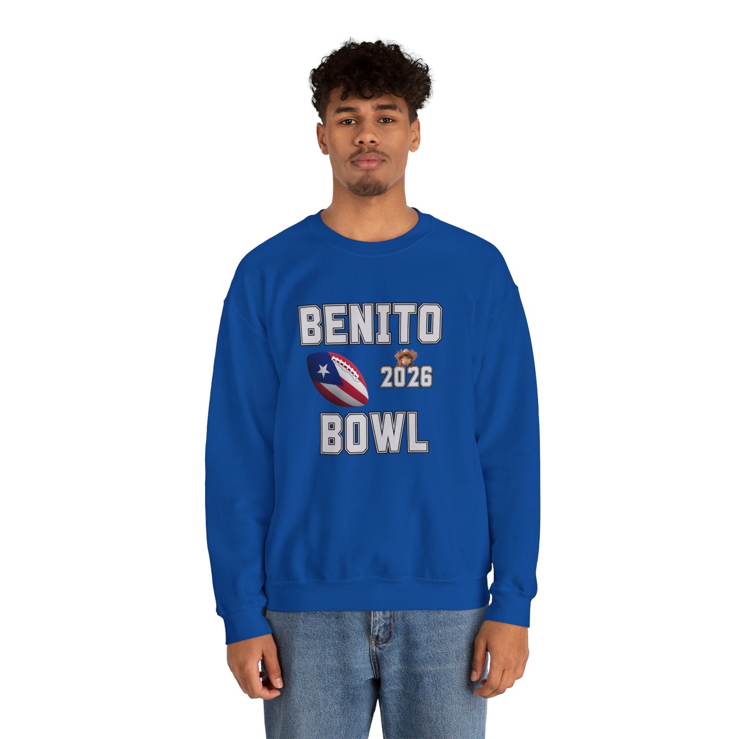 Benito Bowl Halftime 2026 Sweatshirt, Benito Bowl Shirt, Football Fan Gift, Puerto Rico Heritage Sweatshirt, Boriqua Pride Gift