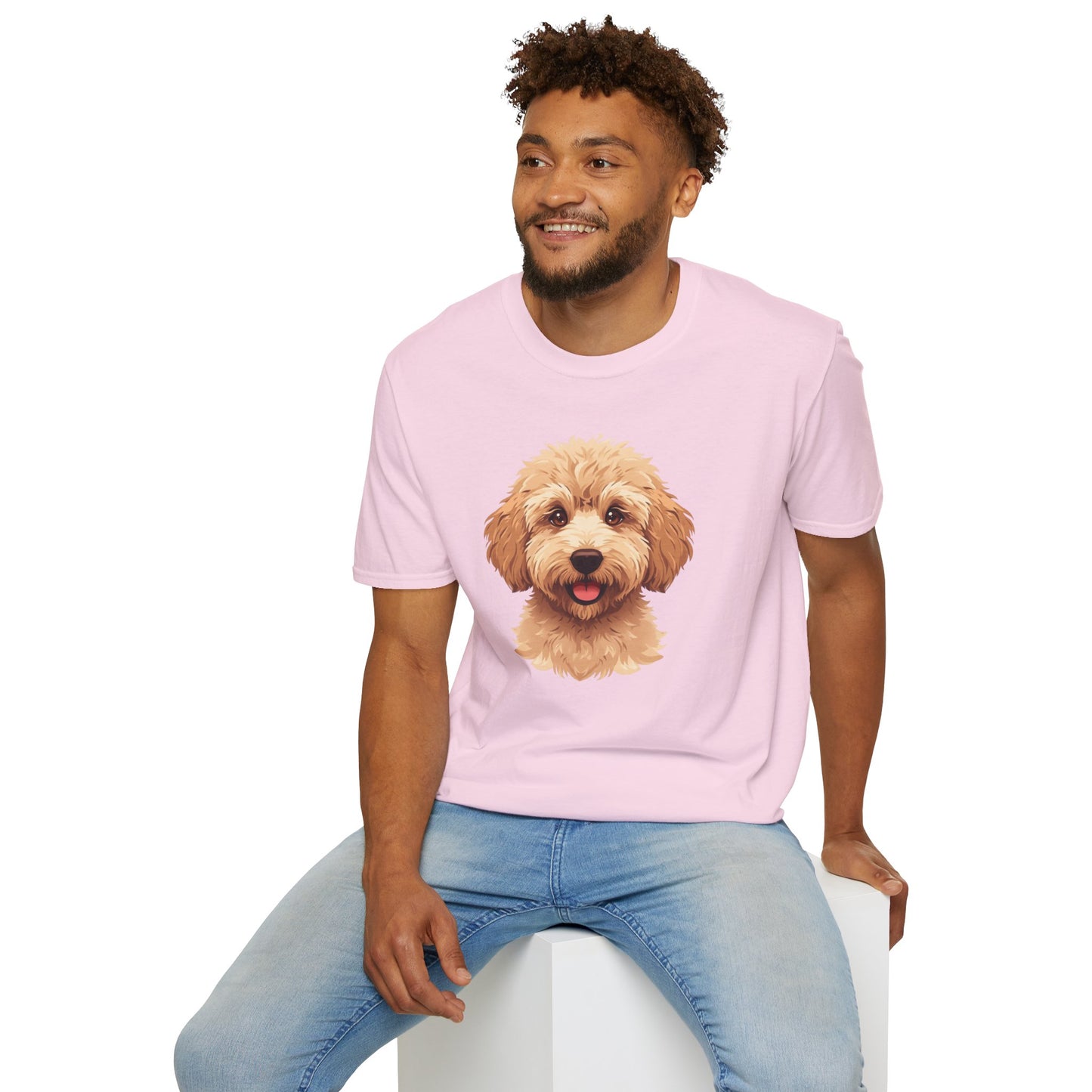 Labradoodle Dog Portrait Shirt – Labradoodle Dog Lover Gift, Cute Dog Mom Tee, Dog Dad Shirt, Pet Breed Apparel