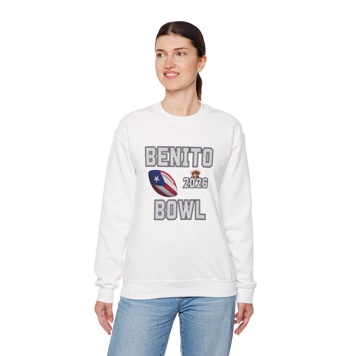 Benito Bowl Halftime 2026 Sweatshirt, Benito Bowl Shirt, Football Fan Gift, Puerto Rico Heritage Sweatshirt, Boriqua Pride Gift