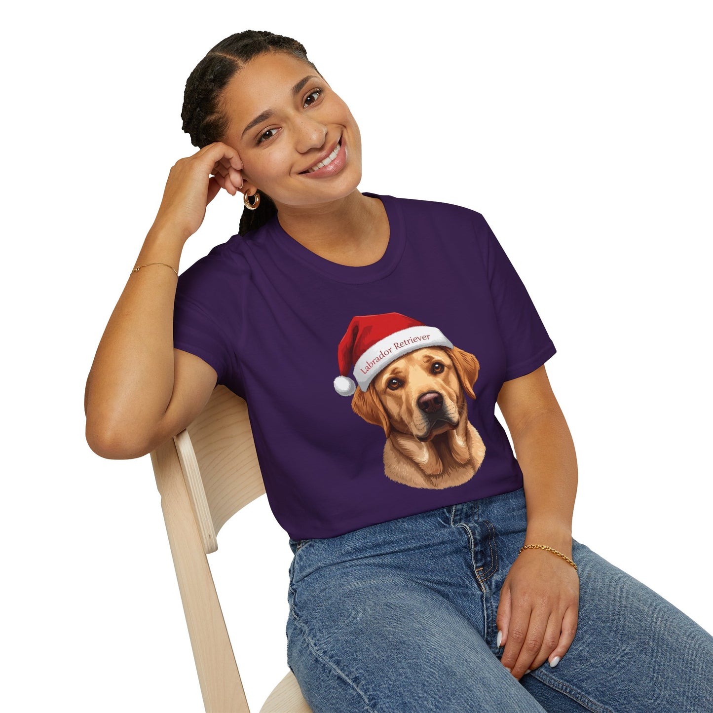 Labrador Retriever Dog Portrait Shirt – Lab Dog Lover Gift, Cute Dog Mom Tee, Dog Dad Shirt, Pet Breed Apparel