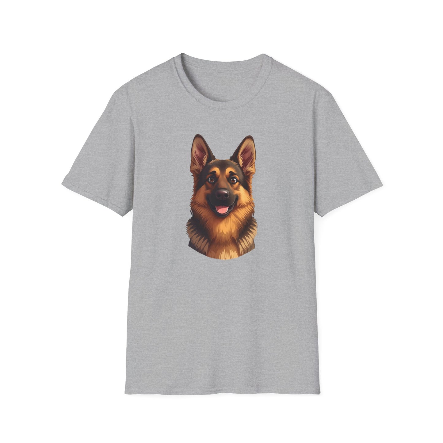 German Shepherd Dog Portrait Shirt – German Shepherd Dog Lover Gift, Cute Dog Mom Tee, Dog Dad Shirt, Pet Breed Apparel