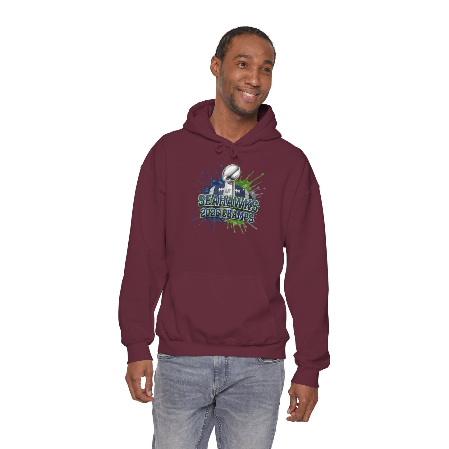 Seahawks 2026 Champions Hoodie – Seahawks Football 12s Fan Hoodie, 2026 football Champs, Football Gift