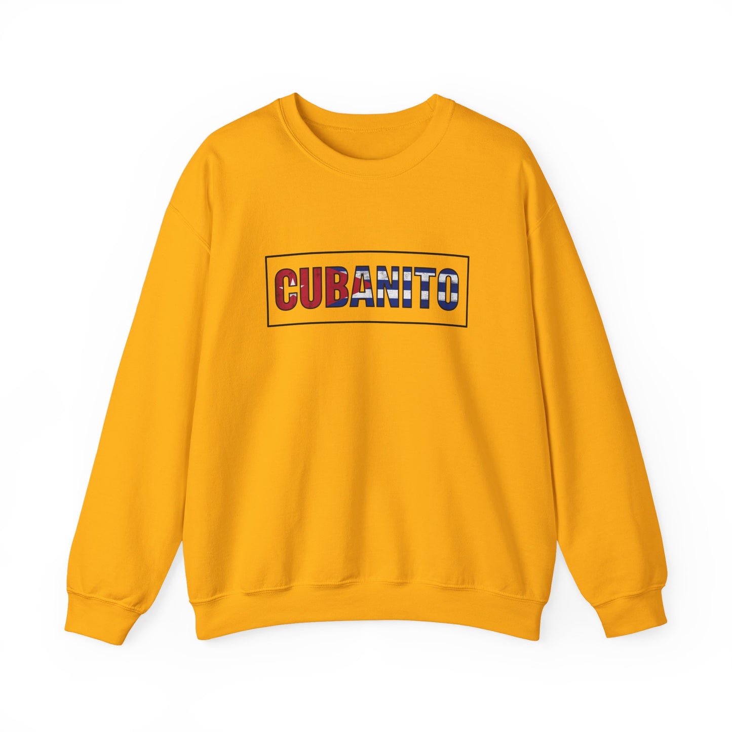 CUBANITO Sweatshirt – Cuban Flag Sweatshirt for Men, Latino Pride Sweatshirt, Cuba Heritage Top, Cuban Culture Graphic Sweatshirt