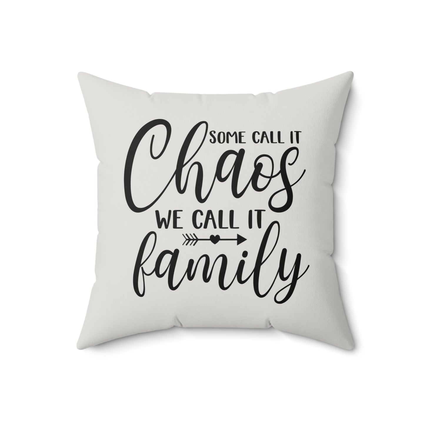 Family Quote Pillow, Faux Suede Throw Cushion for Home Decor, Gift for friends and family, Living Room Accent, Couch Pillow