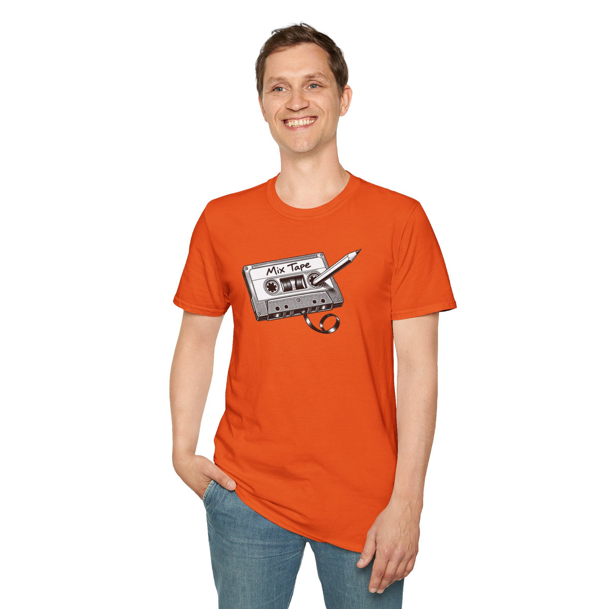 Retro Cassette Shirt, Vintage Music T-Shirt, Analog Audio Tee, Old School Music Lover Gift
