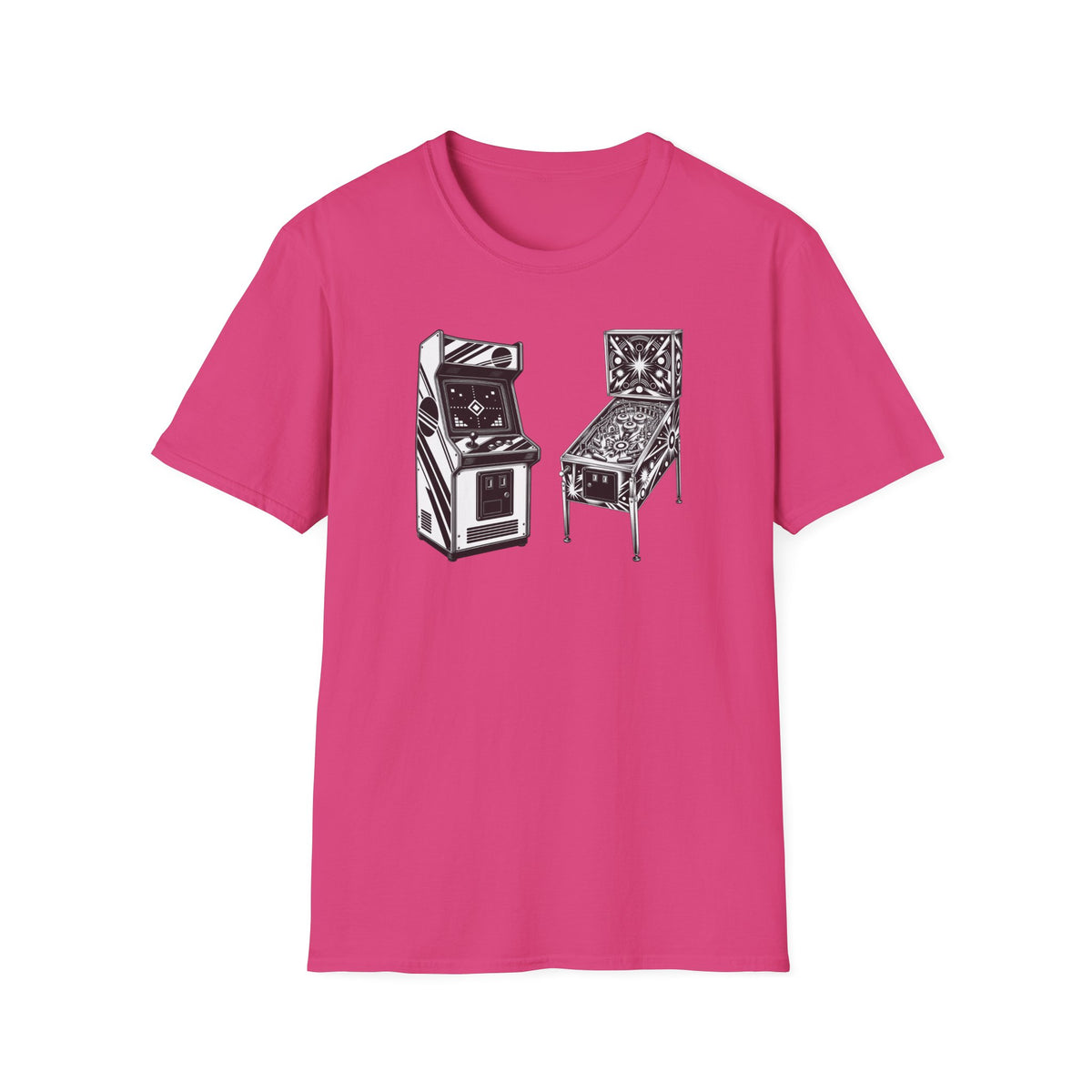 Arcade Game Shirt, Retro Pinball T-Shirt, Vintage Gaming Tee, Game Room Gift, Old School Gamer Shirt