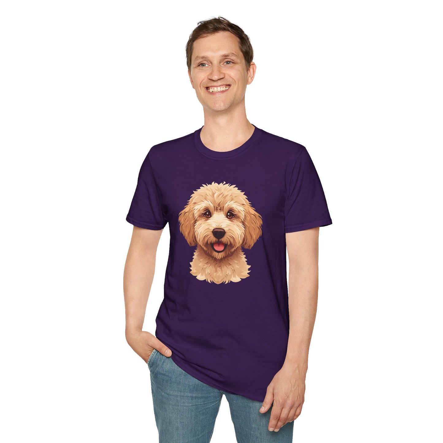 Labradoodle Dog Portrait Shirt – Labradoodle Dog Lover Gift, Cute Dog Mom Tee, Dog Dad Shirt, Pet Breed Apparel