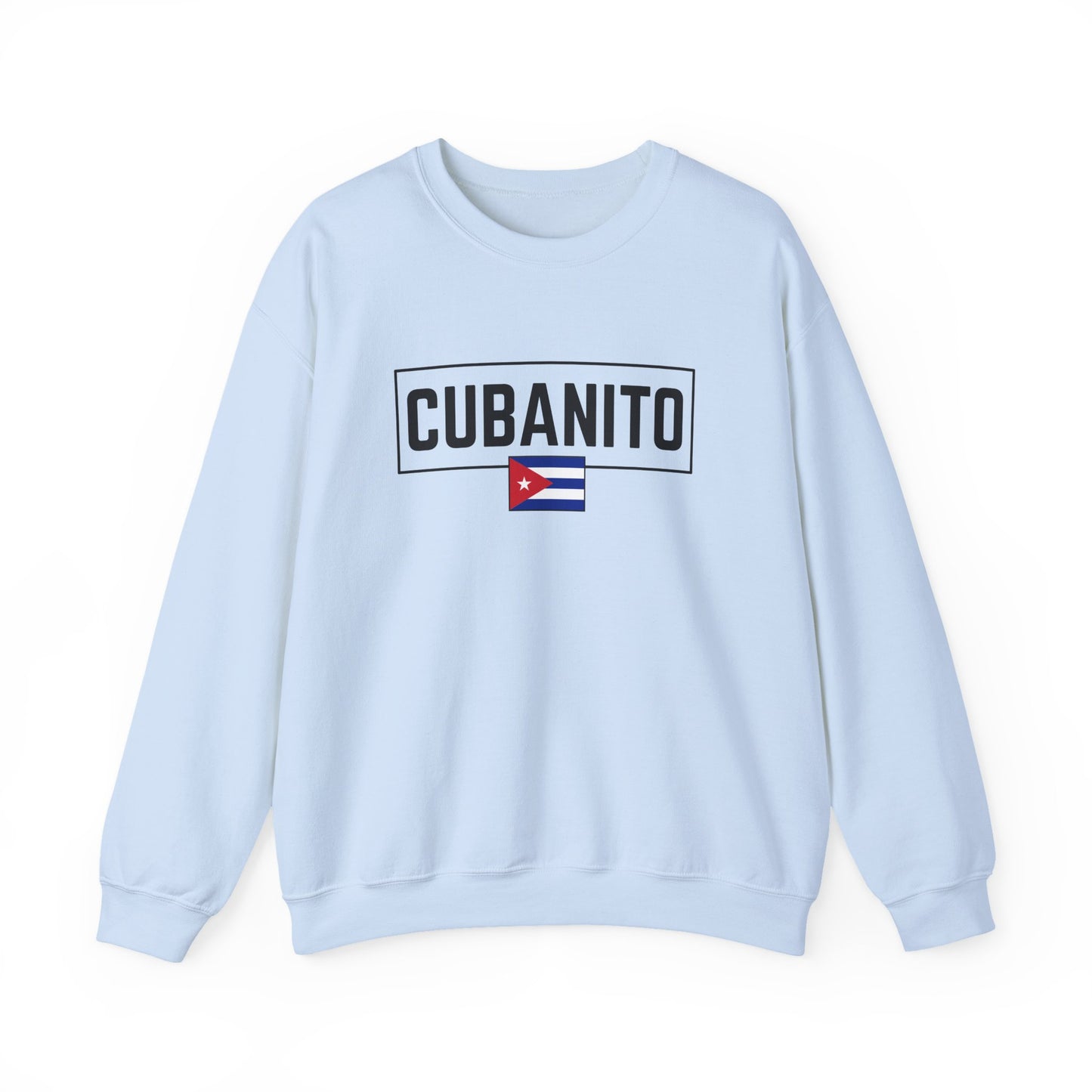 CUBANITO Sweatshirt – Cuban Flag Sweatshirt for Men, Latino Pride Sweatshirt, Cuba Heritage Top, Cuban Culture Graphic Sweatshirt