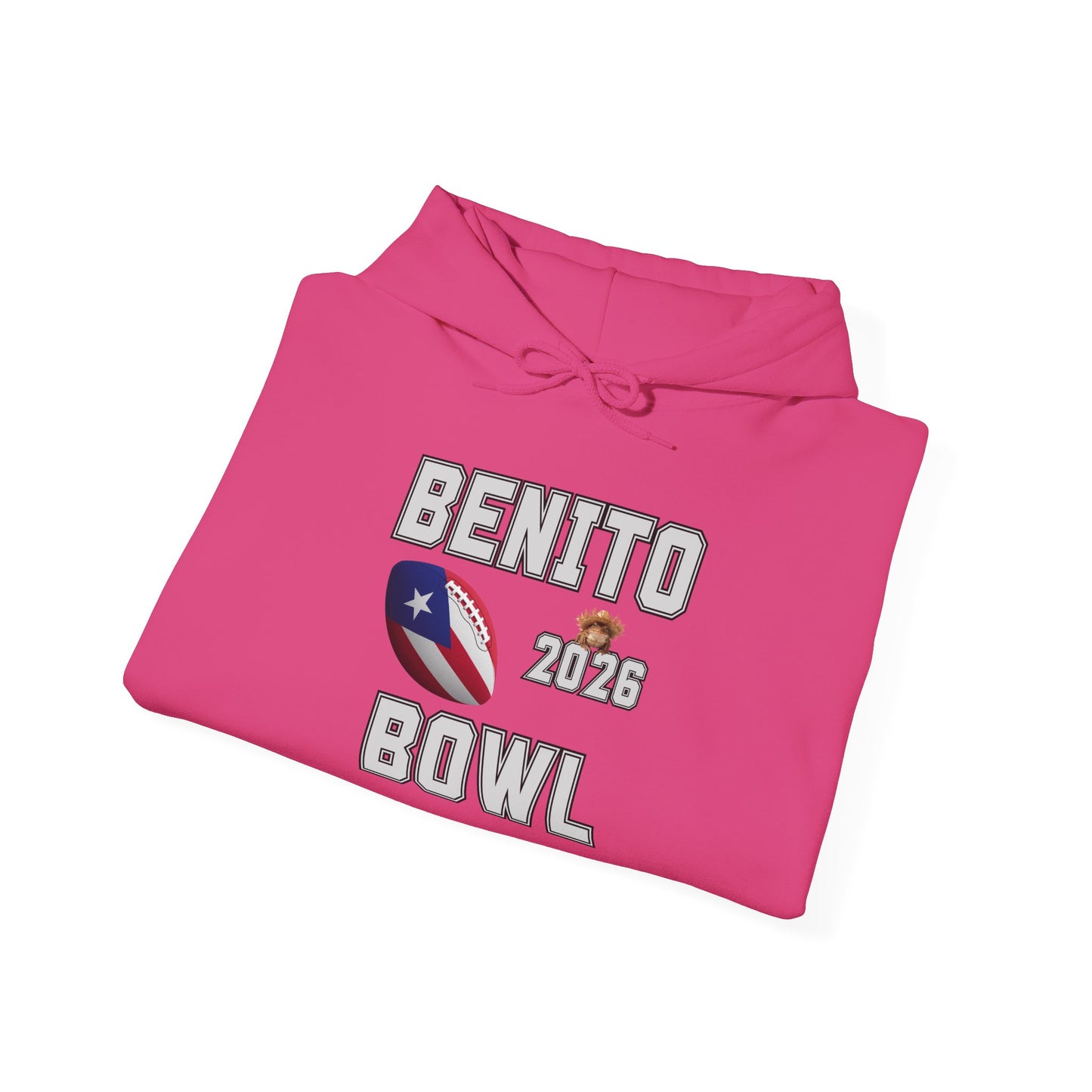 Benito Bowl Halftime Shirt 2026 Hoodie, Benito Bowl Hooded Sweatshirt, Football Fan Gift, Puerto Rico Heritage Hoodie, Boriqua Pride Gift