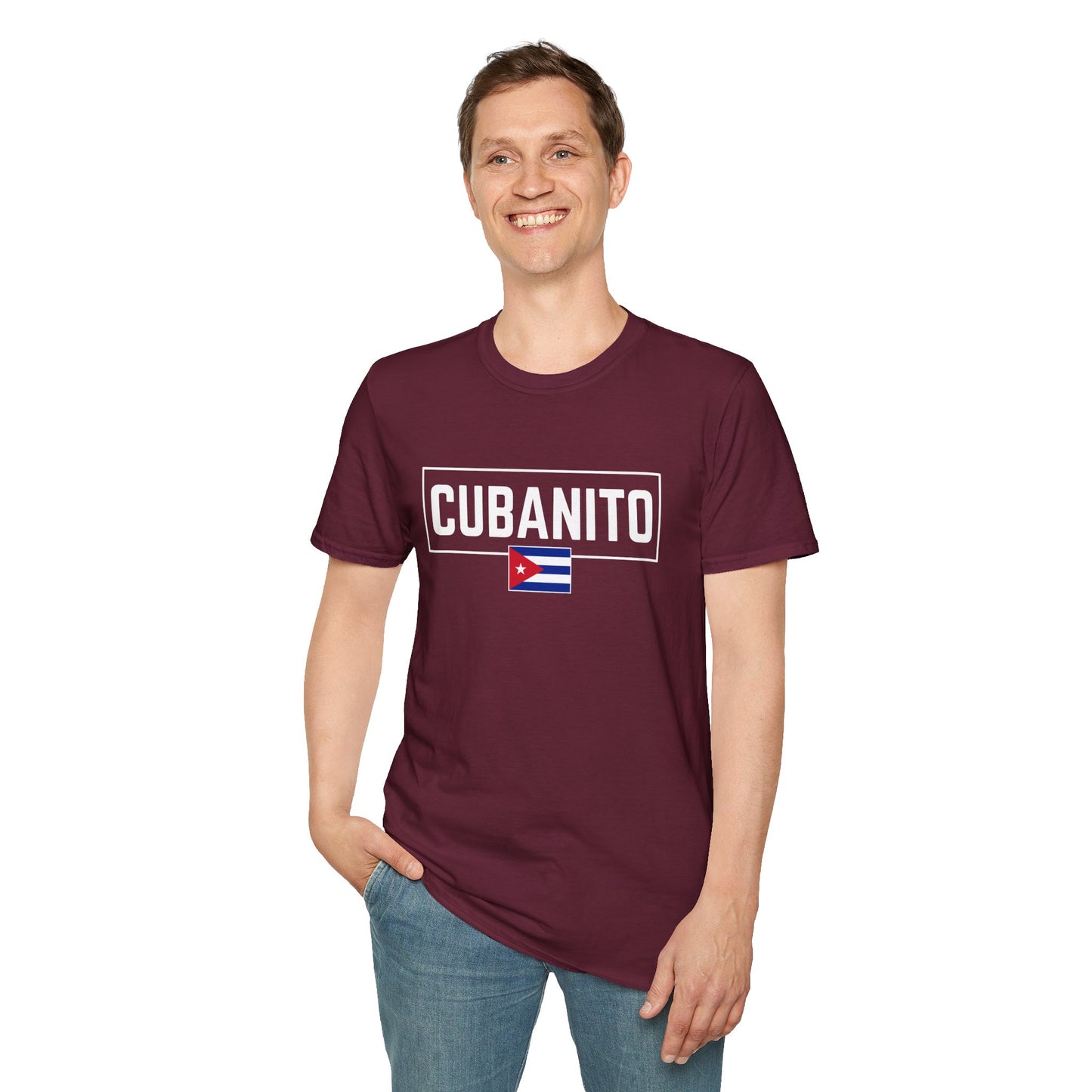 CUBANITO T-Shirt – Cuban Flag Shirt for Men, Latino Pride Tee, Cuba Heritage Top, Cuban Culture Graphic Tee