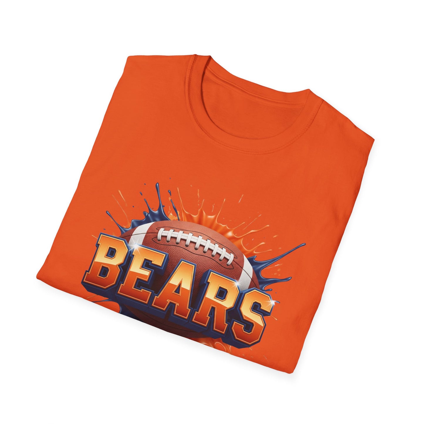 Chicago Football Unisex T-Shirt, Chicago Team Tee, Football Gift for Chicago Fans, Game Day Shirt, Sports Fan Apparel, Football Tee