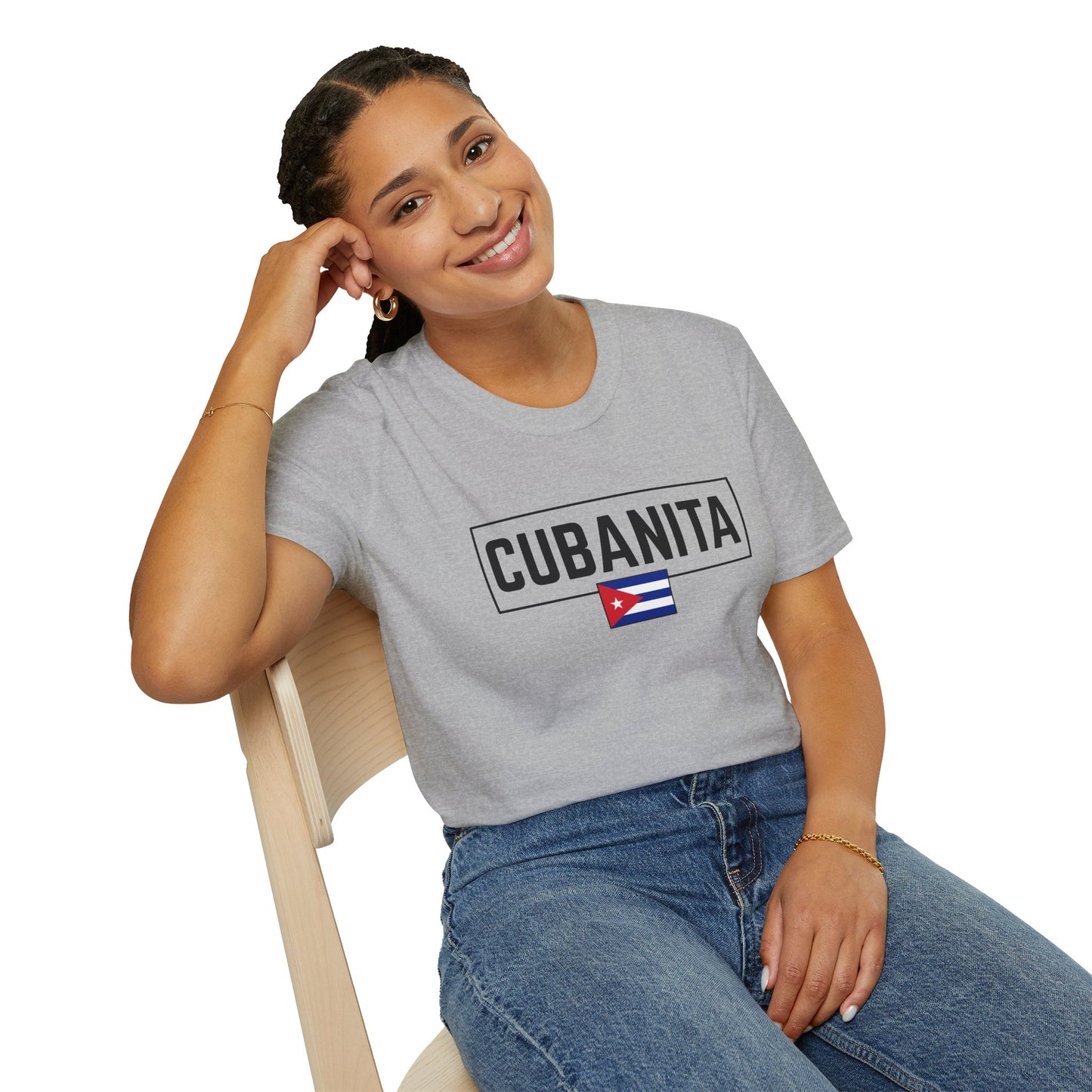 CUBANITA T-Shirt – Cuban Flag Shirt for Women, Latina Pride Tee, Cuba Heritage Top, Cuban Culture Graphic Tee