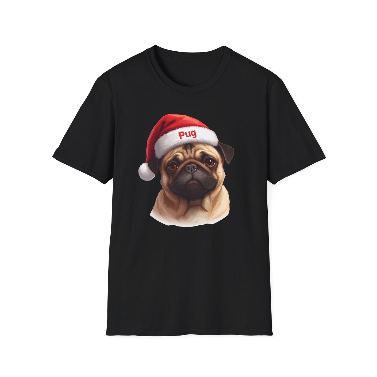 Pug Dog Portrait Shirt – Pug Dog Lover Gift, Cute Dog Mom Tee, Dog Dad Shirt, Pet Breed Apparel