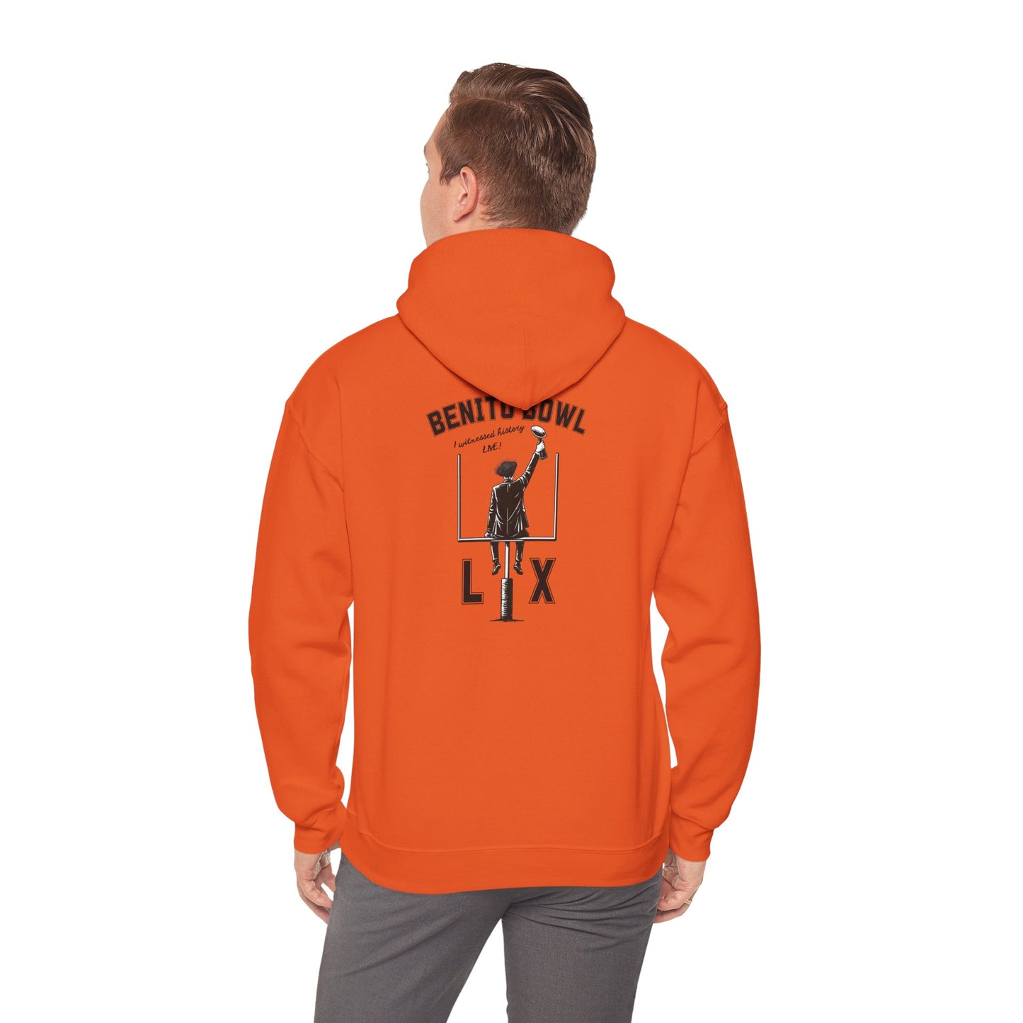 Benito Bowl Witnessed History Live LX Halftime Hoodie, Football Fan Gift, Benito Hoodie, Puerto Rico Boricua Heritage