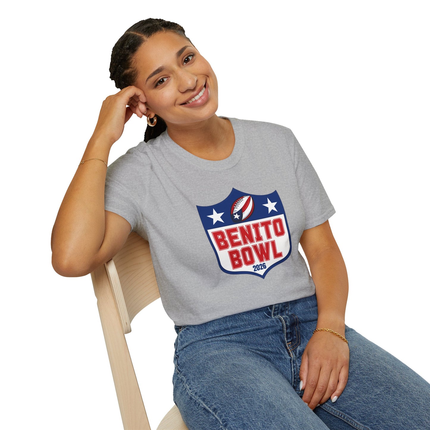 Benito Bowl 2026 Football T-shirt, Benito Bowl Shirt, Football Fan Gift, Puerto Rico Boricua Heritage Culture Pride Tee