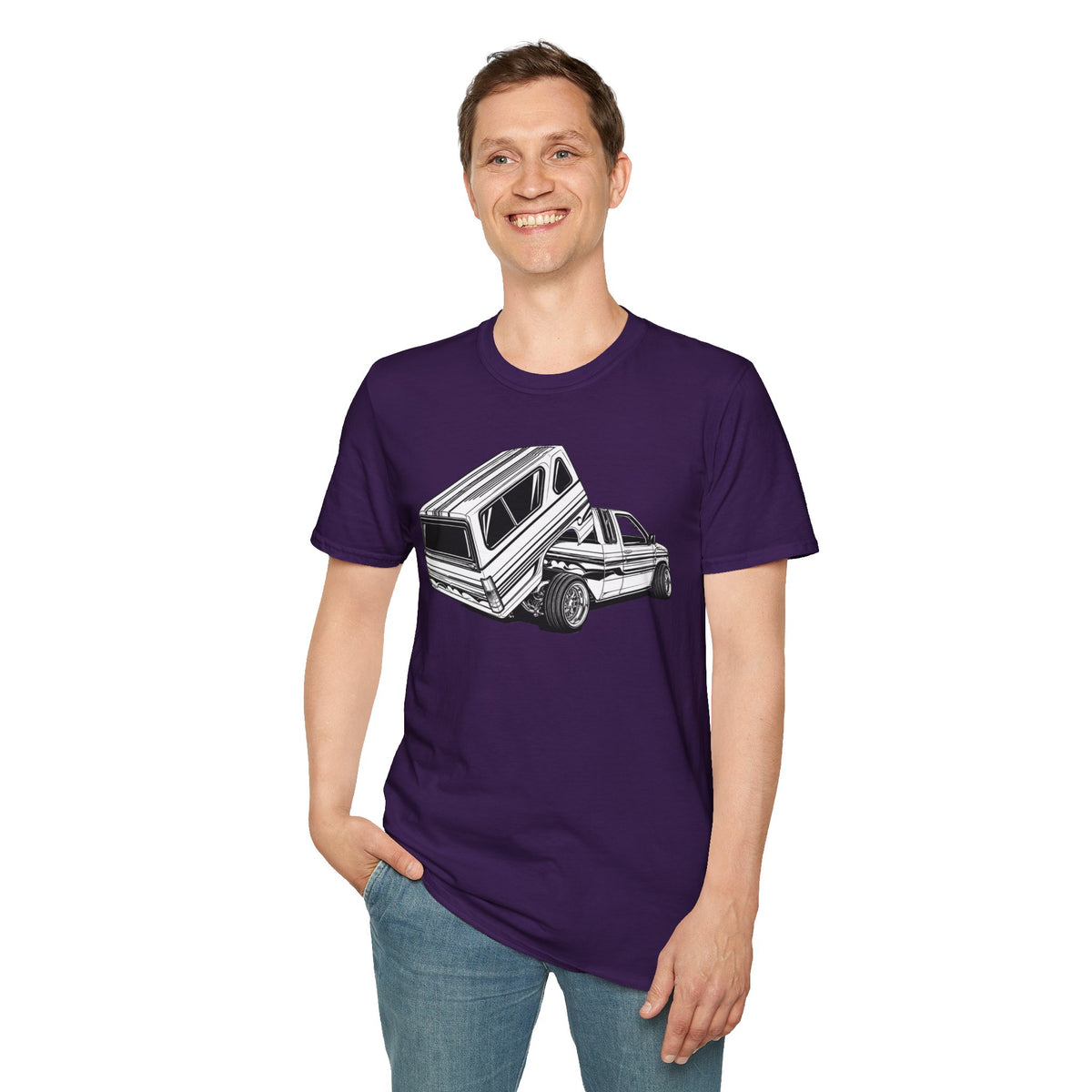 Mini Truck Lowrider Shirt, Lowrider Bed Dancer Truck T-Shirt, Custom Lowered Truck Tee, Car Enthusiast Gift