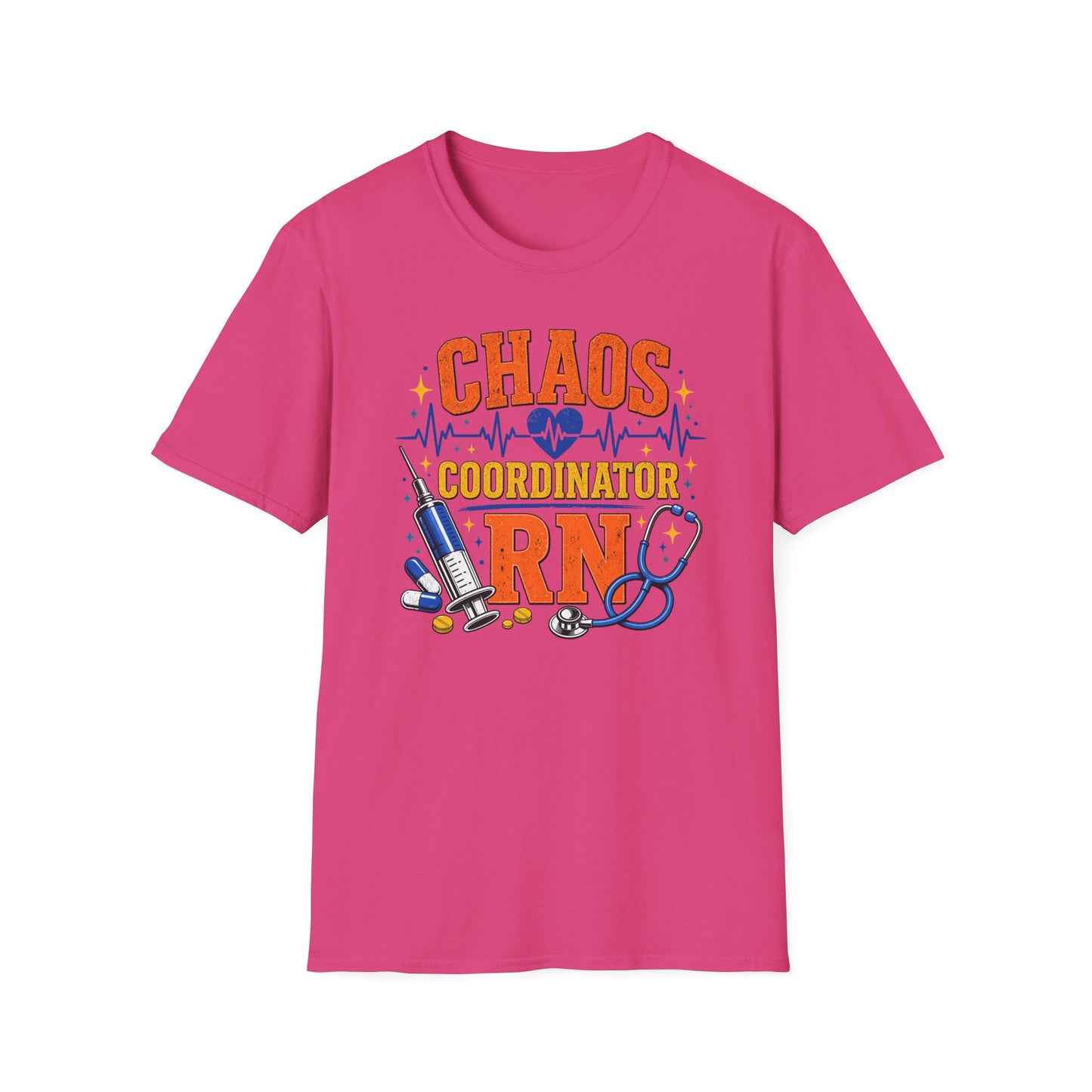 Chaos Coordinator RN Shirt – Funny Nurse Shirt – Nurse Life Tee – Medical Humor Gift for Nurses, RN LPN CNA Nursing Shirt
