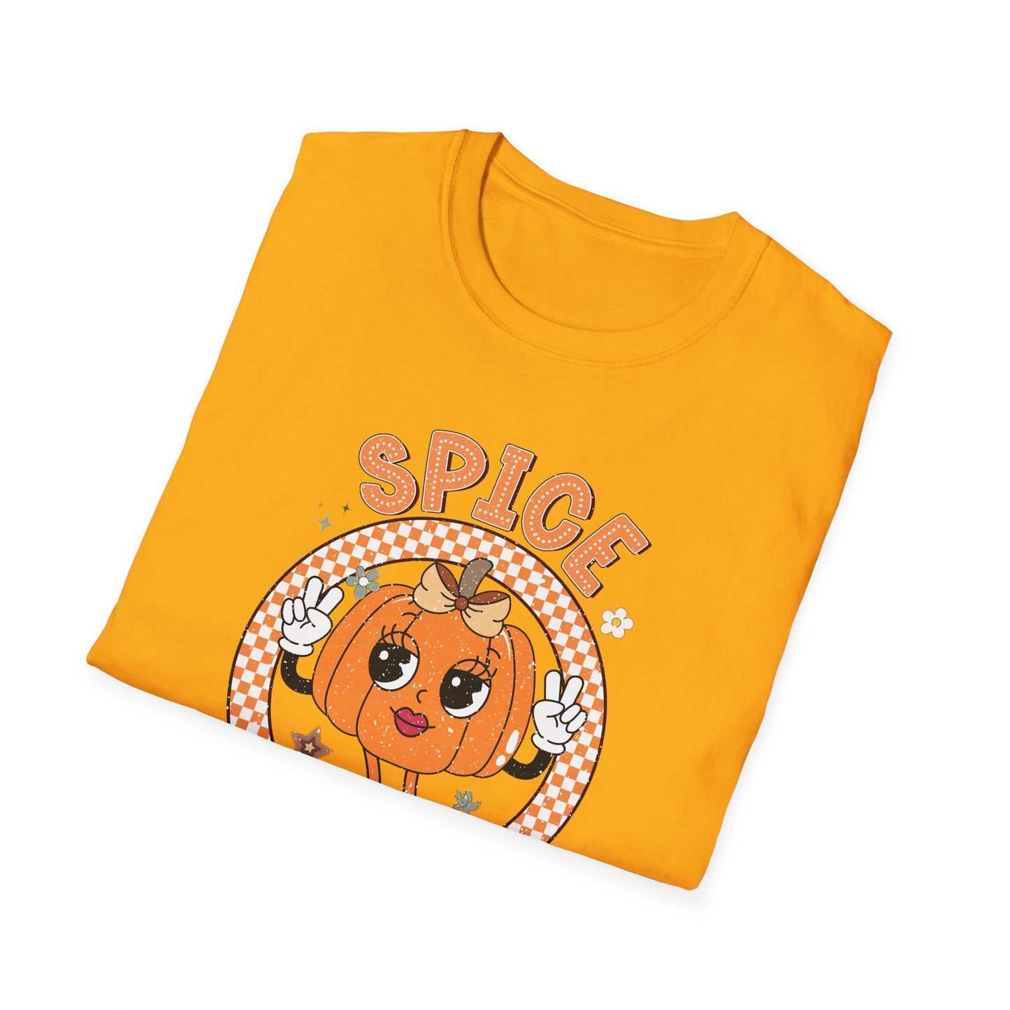 Spice Girl Pumpkin Fall T-Shirt - Cute Women's Autumn Tee, Thanksgiving Shirt, Lady Pumpkin Spice Girl Tee, Cozy Fall Tee for Her