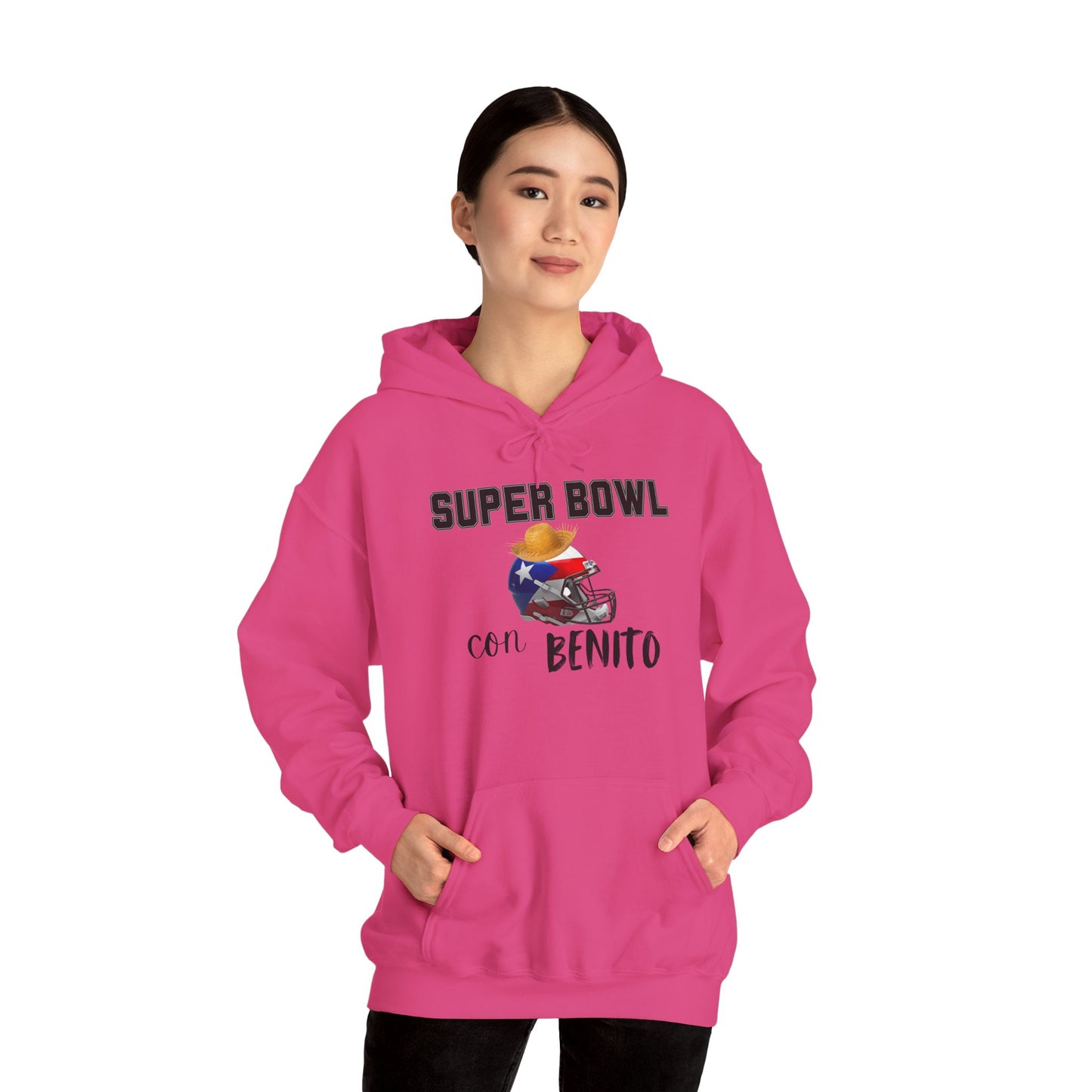 Benito Bowl Halftime Shirt 2026 Hoodie, Benito Bowl Hooded Sweatshirt, Football Fan Gift, Puerto Rico Heritage Hoodie, Boriqua Pride Gift