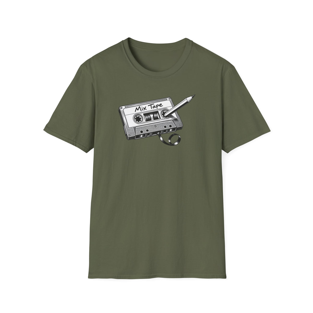 Retro Cassette Shirt, Vintage Music T-Shirt, Analog Audio Tee, Old School Music Lover Gift
