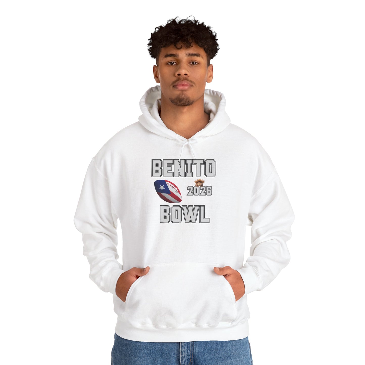 Benito Bowl Halftime Shirt 2026 Hoodie, Benito Bowl Hooded Sweatshirt, Football Fan Gift, Puerto Rico Heritage Hoodie, Boriqua Pride Gift
