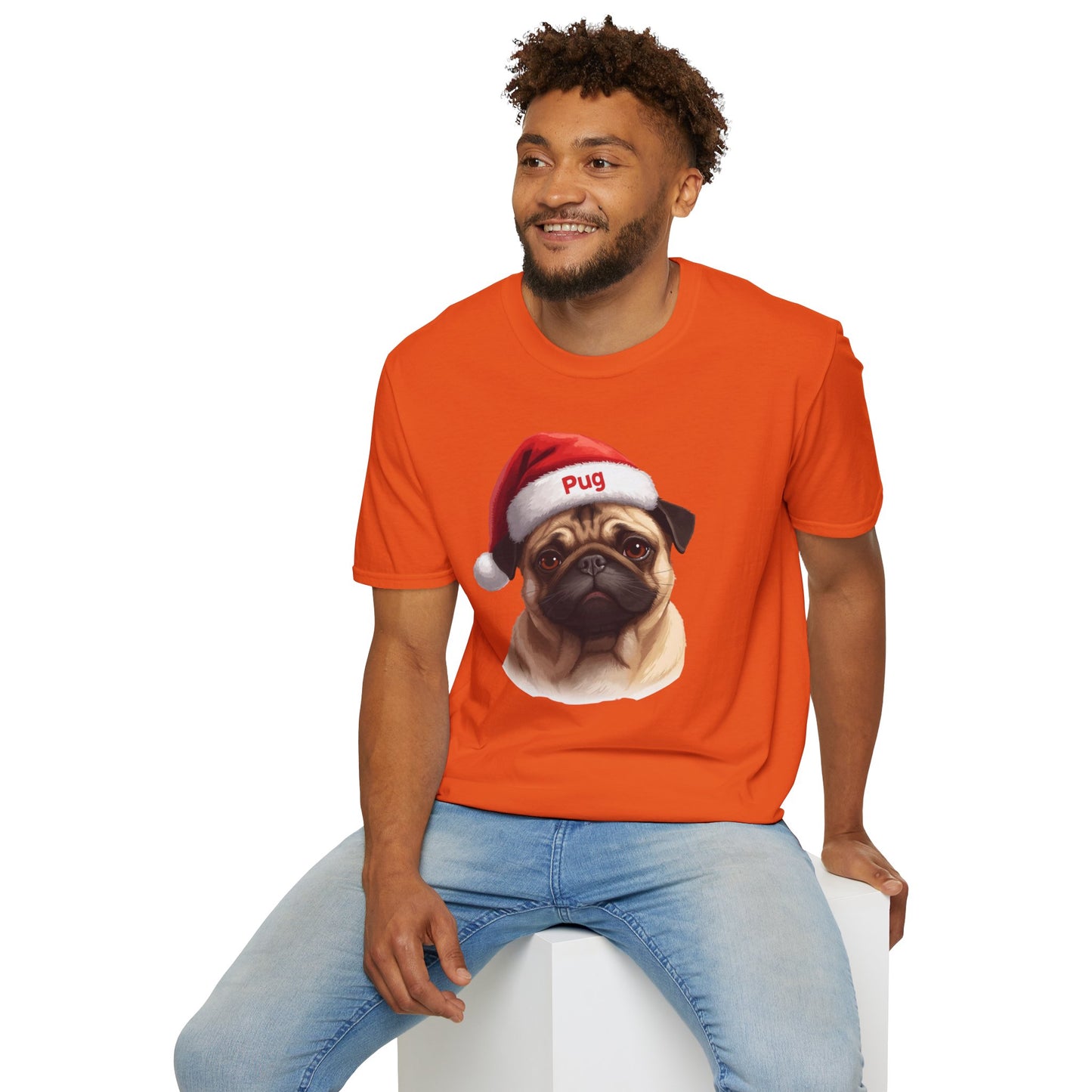 Pug Dog Portrait Shirt – Pug Dog Lover Gift, Cute Dog Mom Tee, Dog Dad Shirt, Pet Breed Apparel