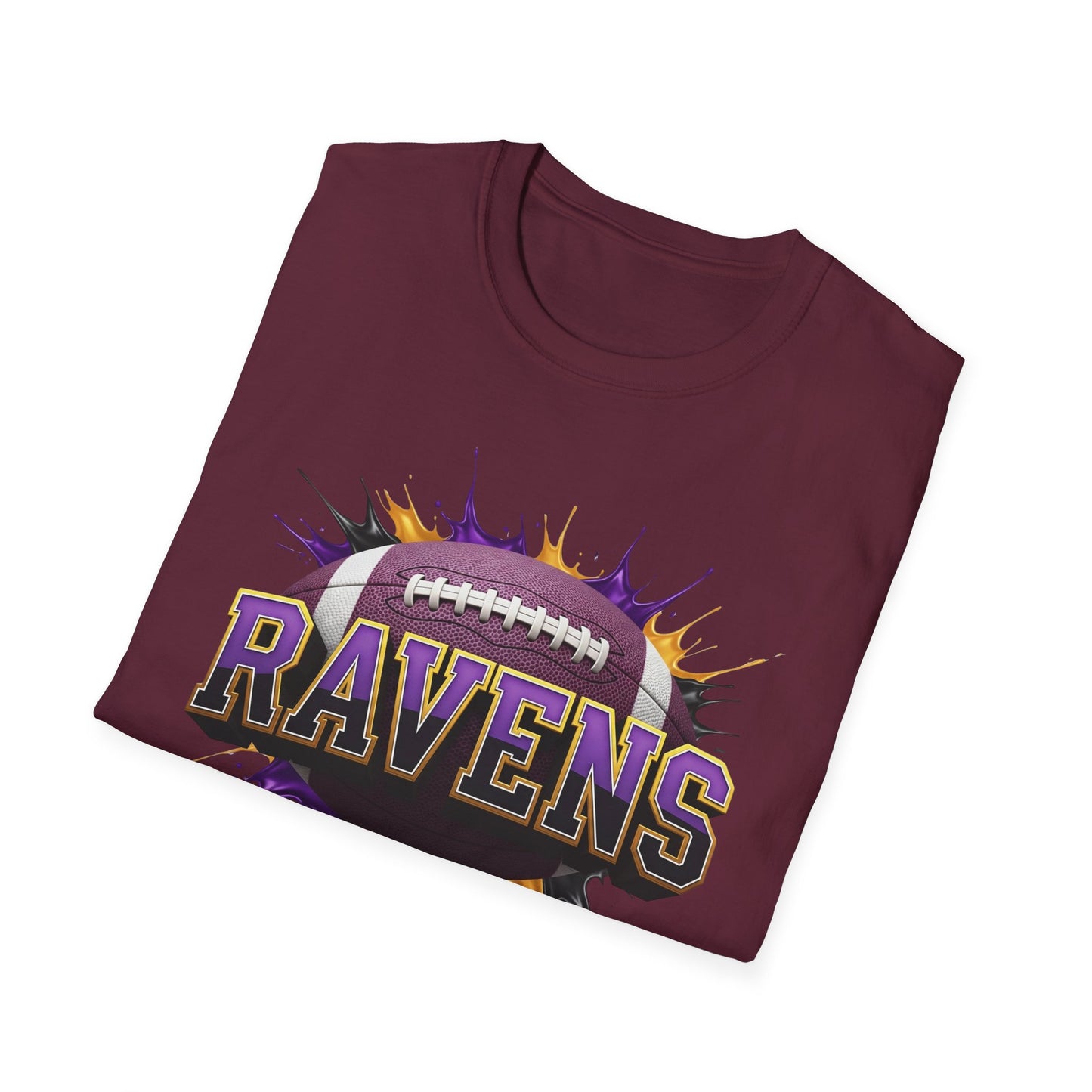 Baltimore Football Unisex T-Shirt, Baltimore Team Tee, Football Gift for Baltimore Fans, Game Day Shirt, Sports Fan Apparel Football Tee
