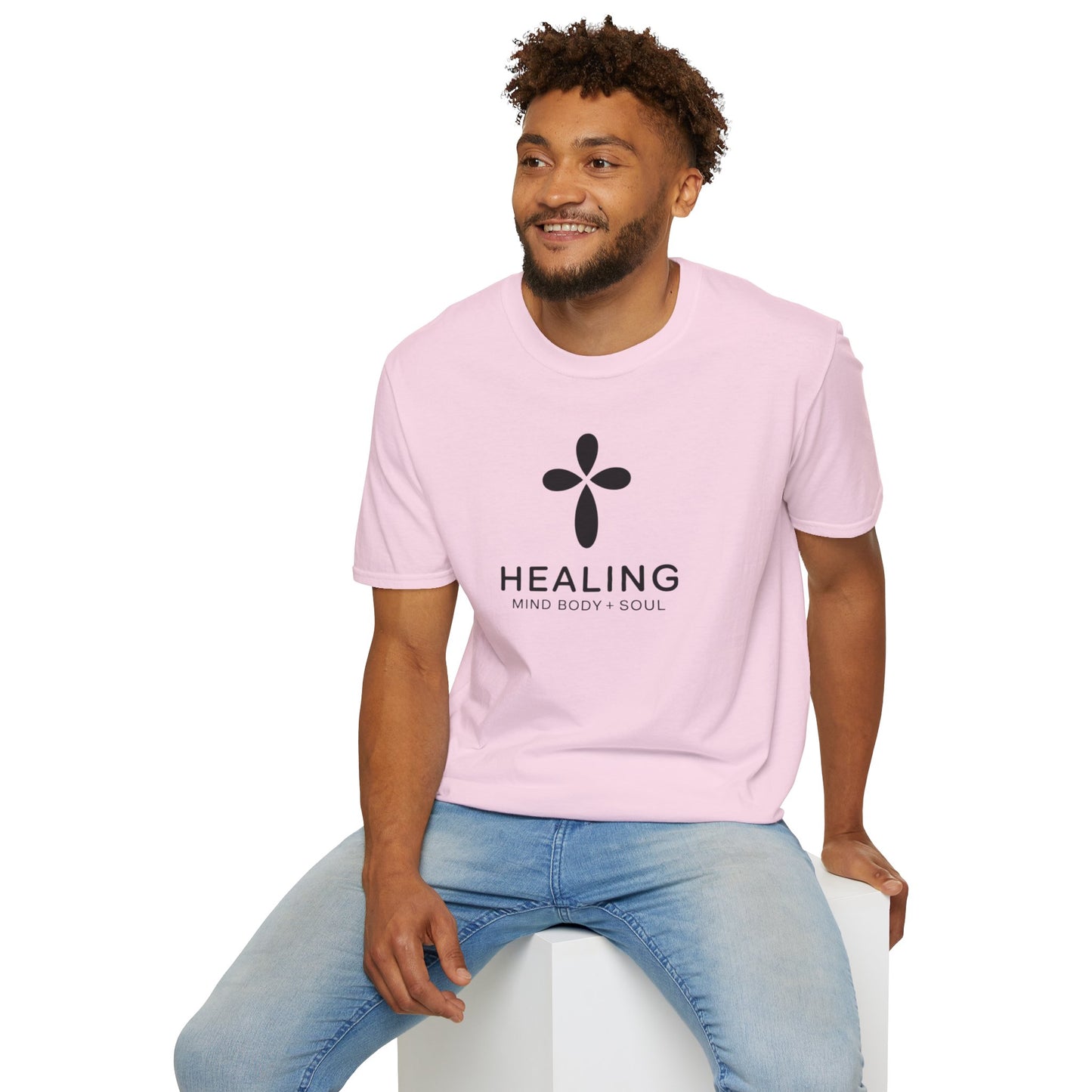 Healing Mind Body Soul T-Shirt – Minimalist Spiritual Wellness Tee, Inspirational Healing Shirt